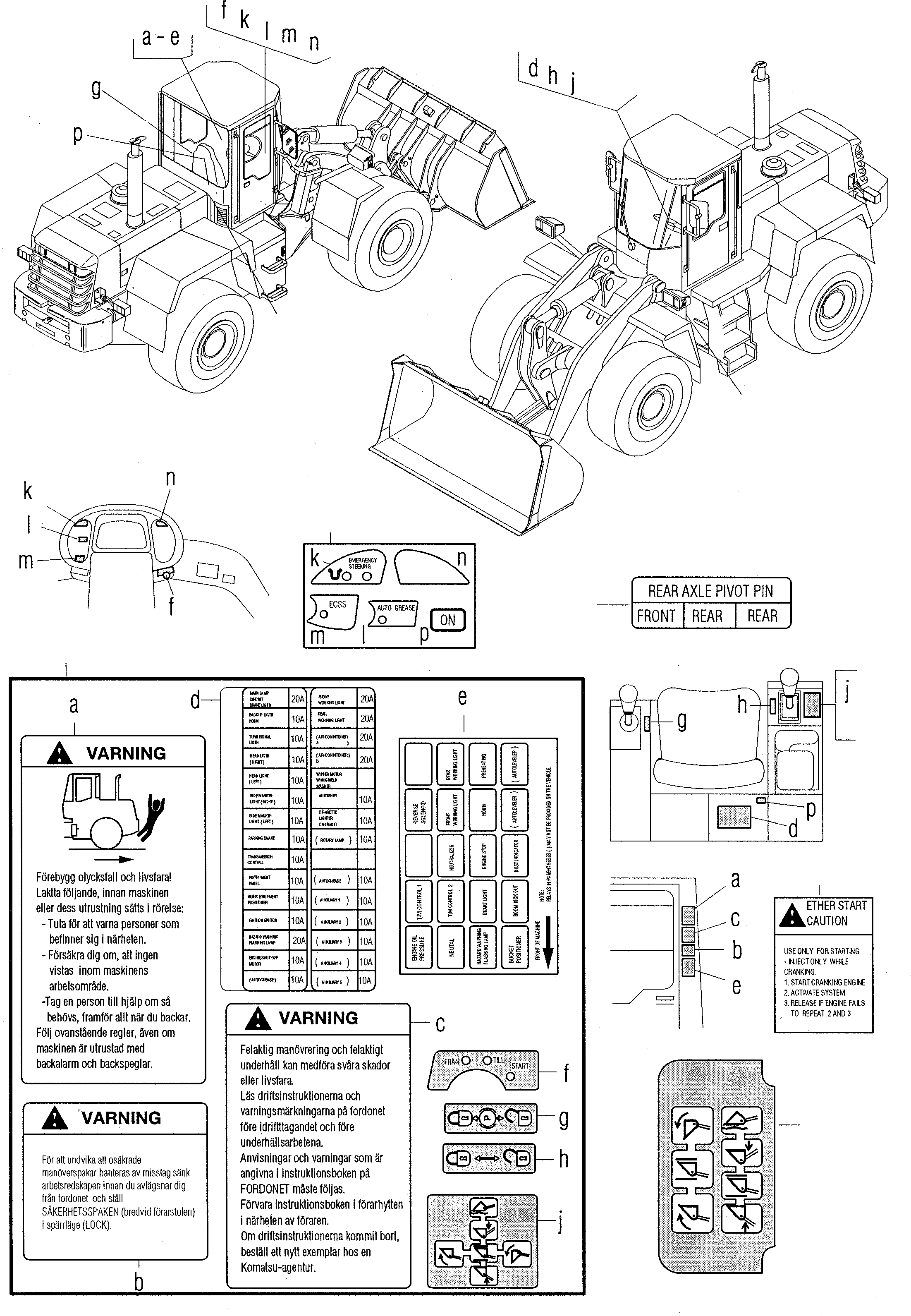 Наклейка 42Y-K93-H120 KOMATSU