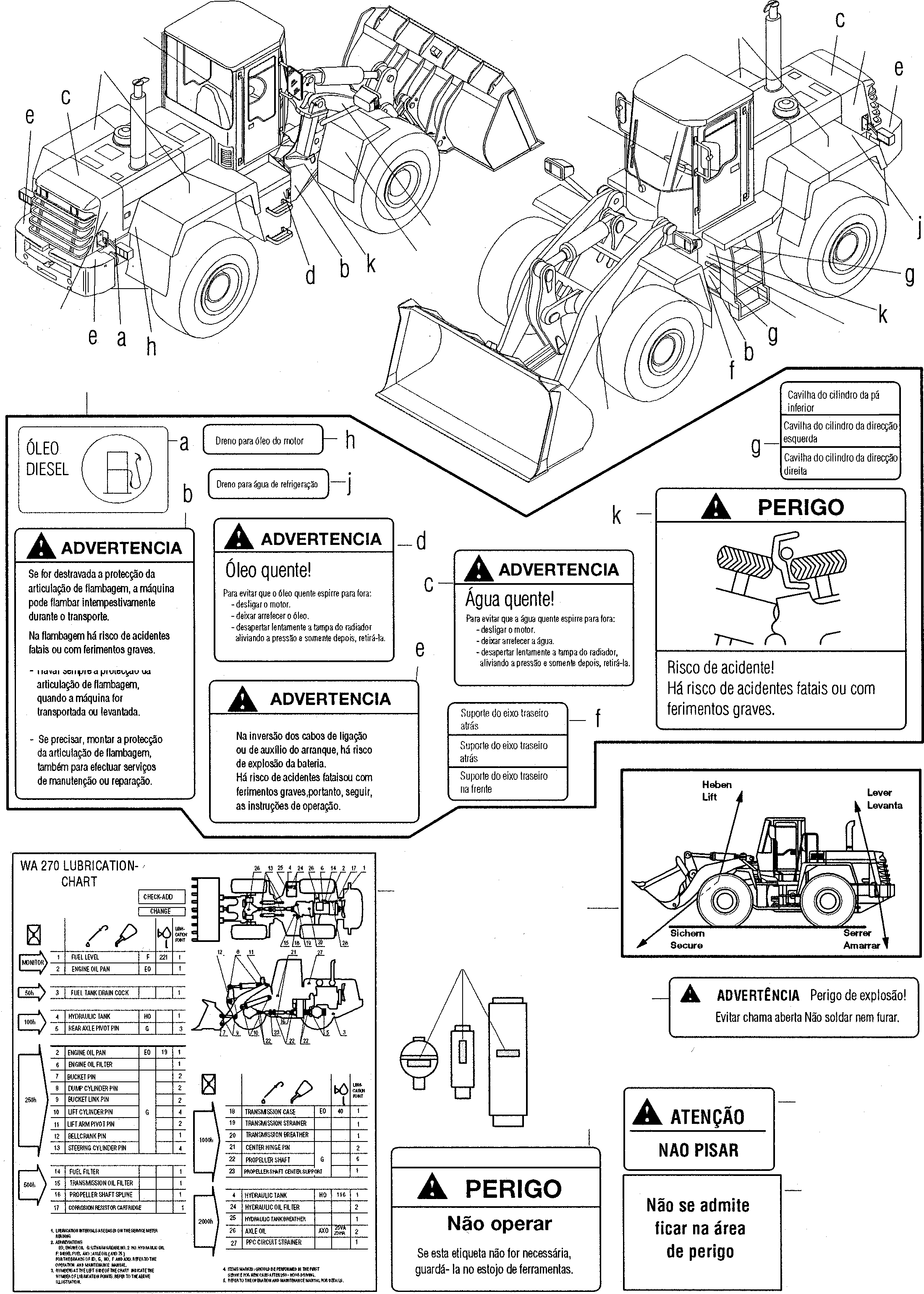 Предупреждающая табличка 421-K93-H360 KOMATSU