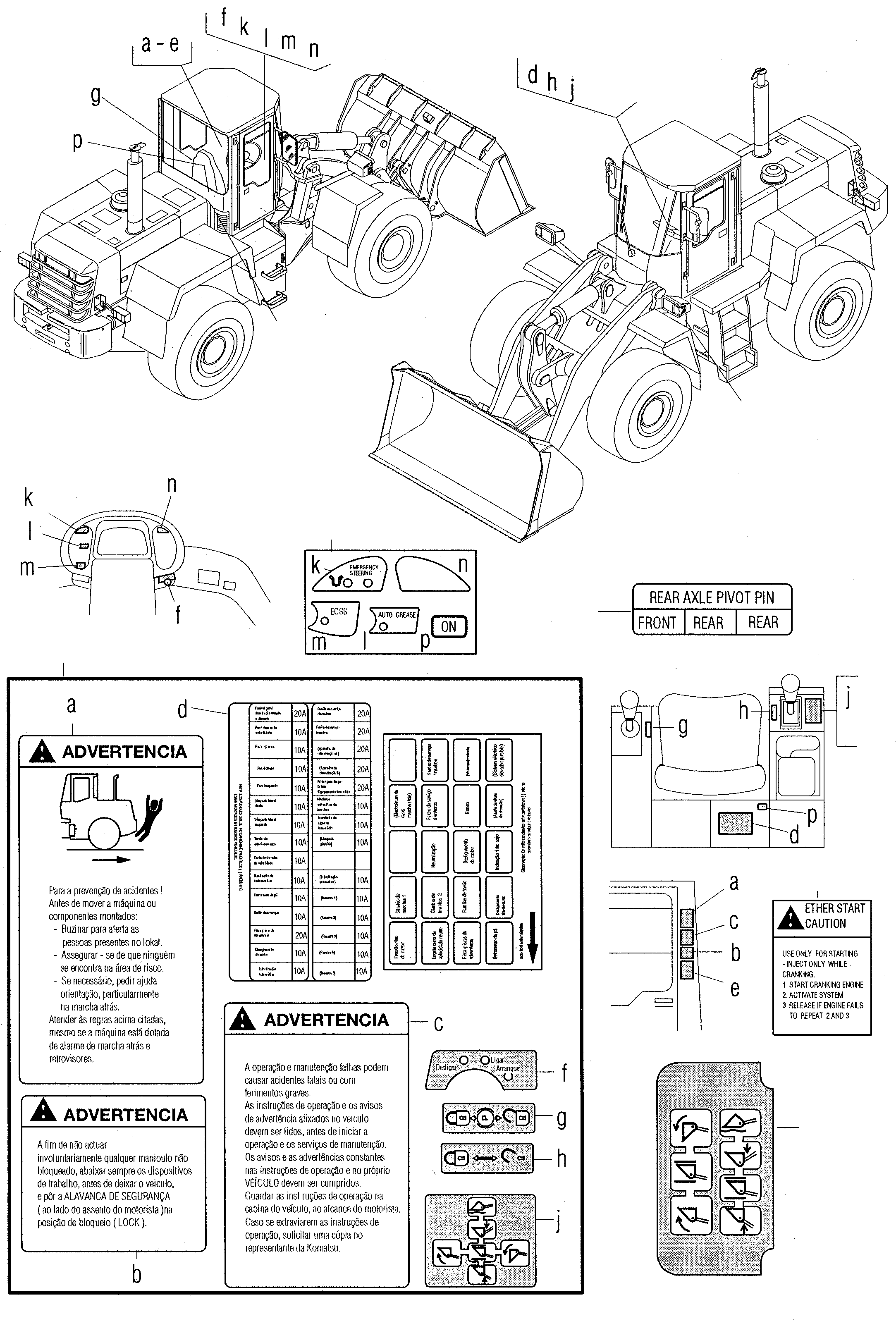 Наклейка 42Y-K93-H150 KOMATSU