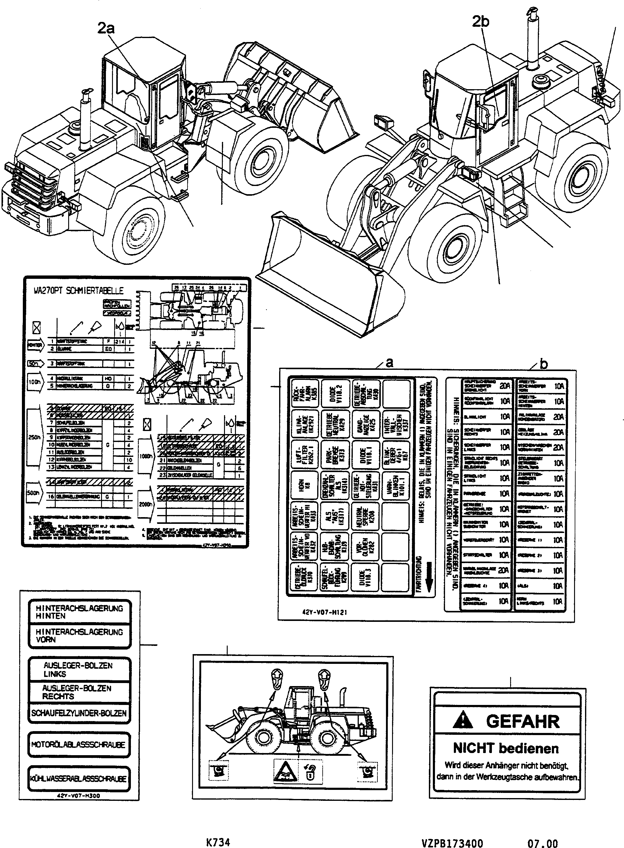 Наклейка 42Y-V07-H130 KOMATSU