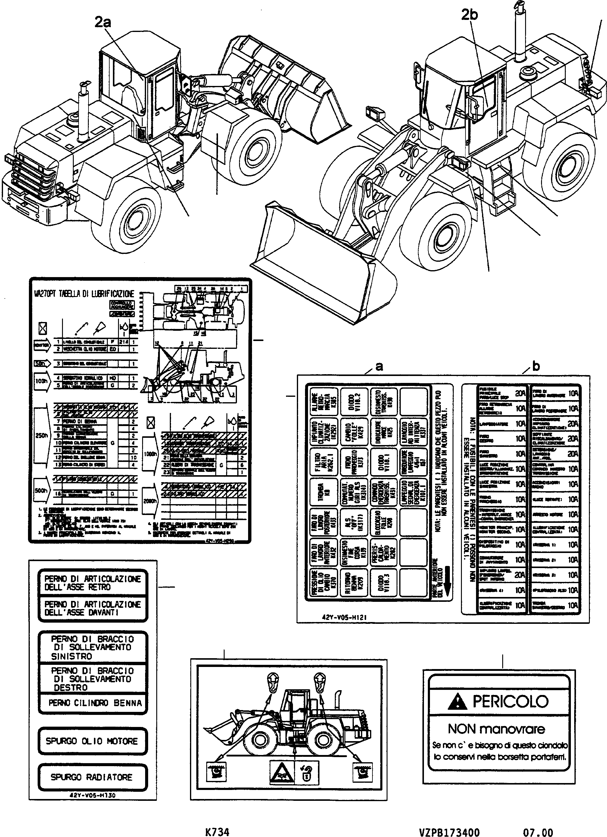 Наклейка 42Y-V05-H130 KOMATSU