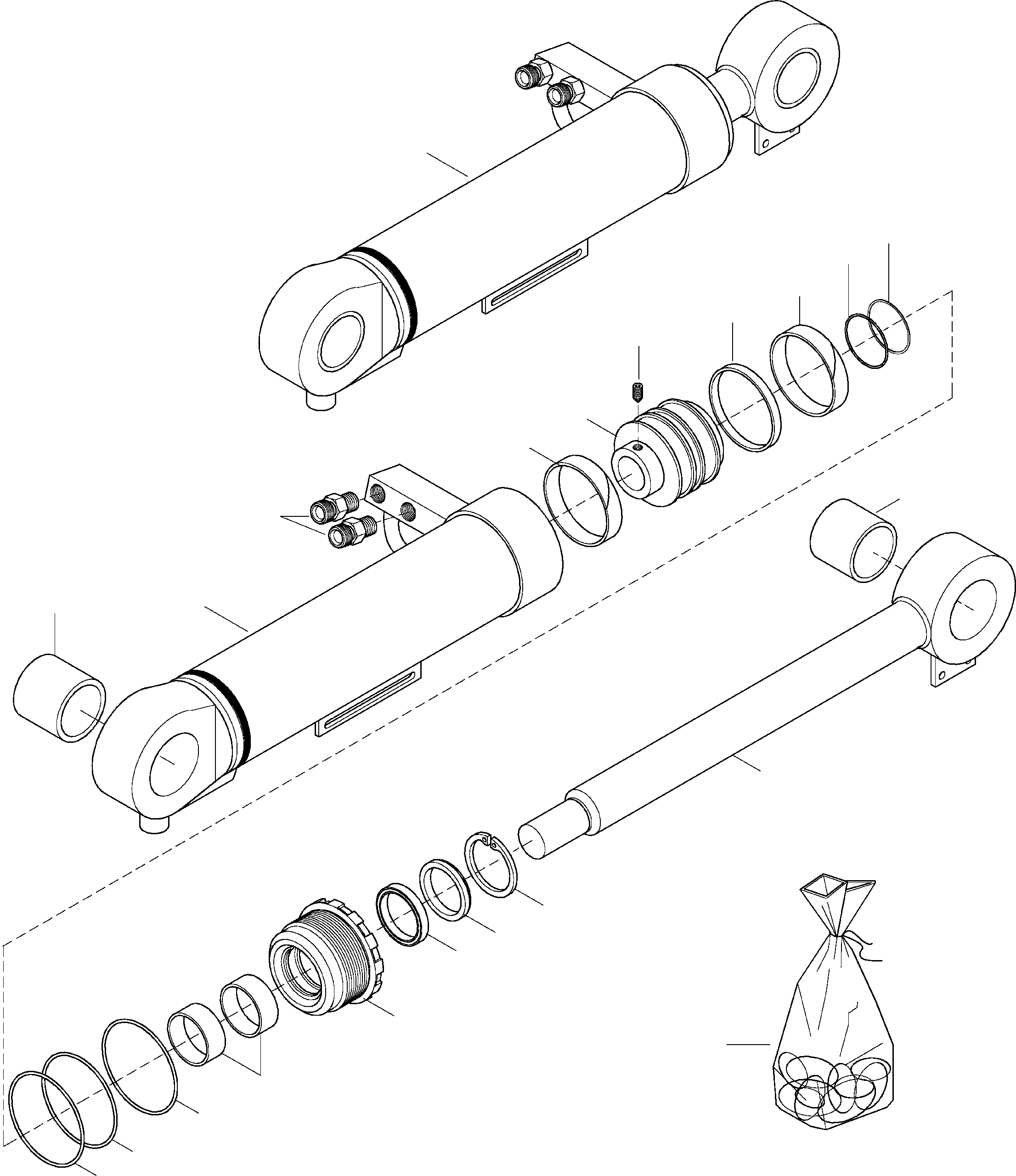 CYLINDER ROD 42Y-63-H0P50 KOMATSU