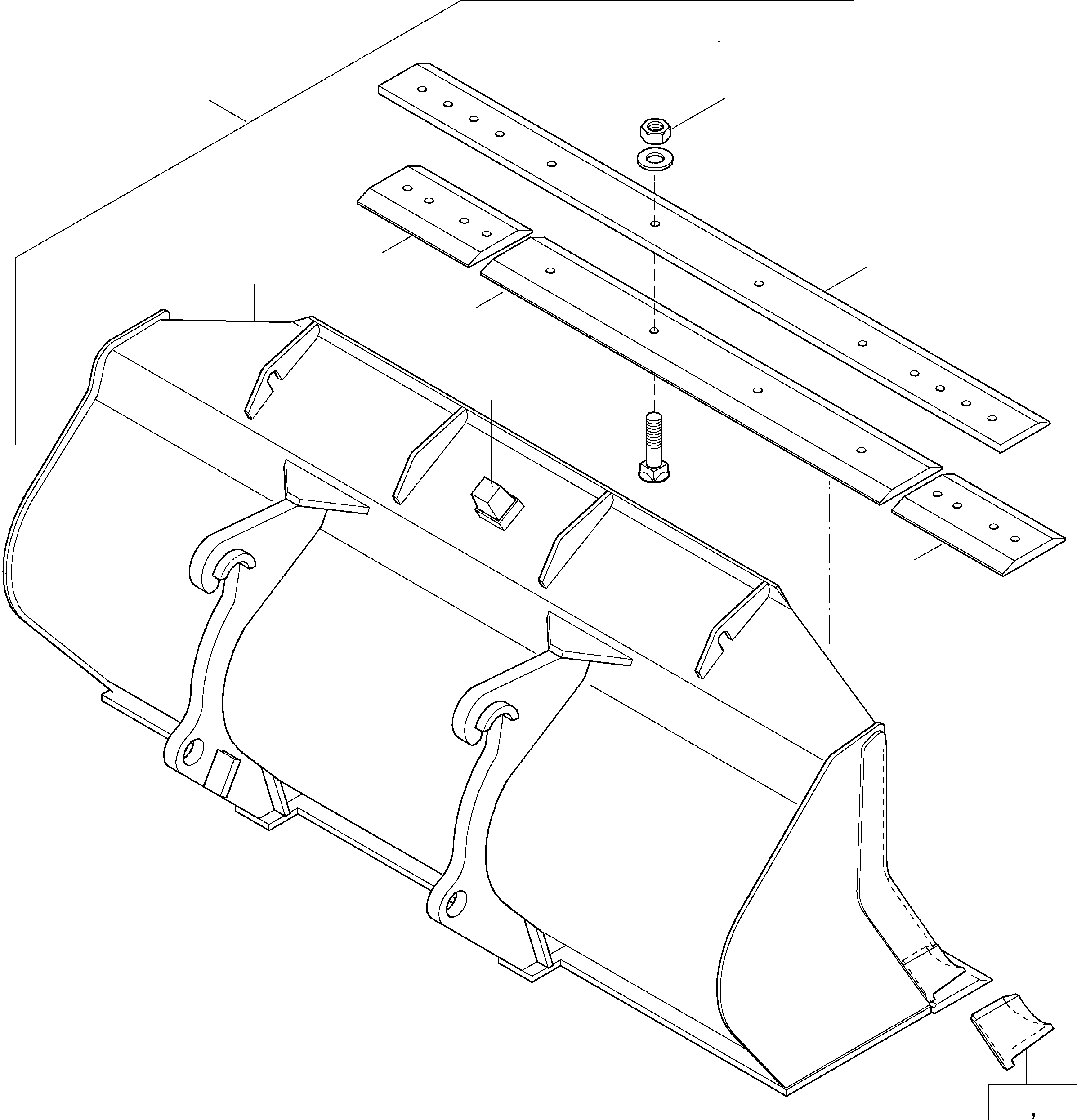 Ковш 42Y-71-H2H00 KOMATSU