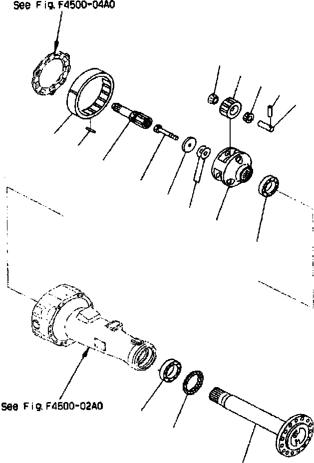 AXLE ASS'Y,REAR 419-23-20011 KOMATSU
