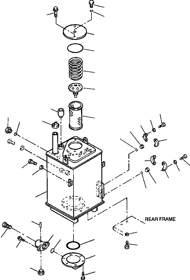 TANK, HYDRAULIC RESERVOIR 419-60-A1310 KOMATSU