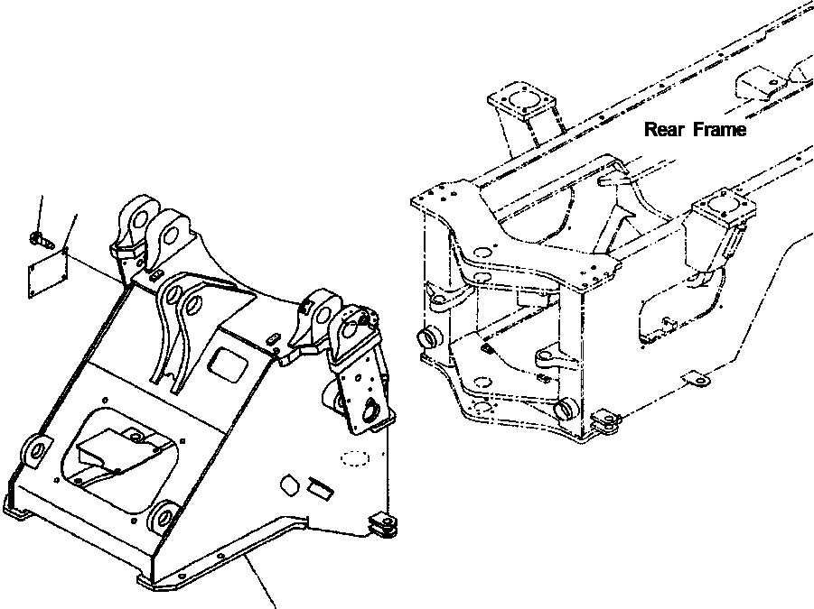 FRAME, FRONT 419-46-A2401 KOMATSU