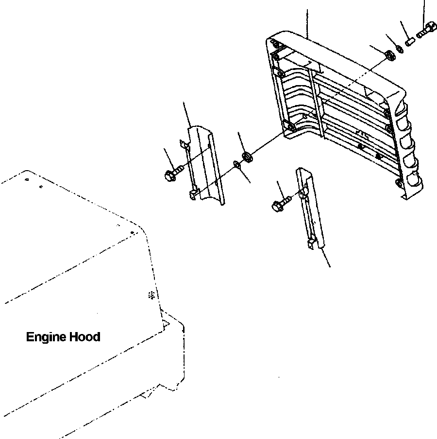 COVER, R.H 419-54-A2430 KOMATSU