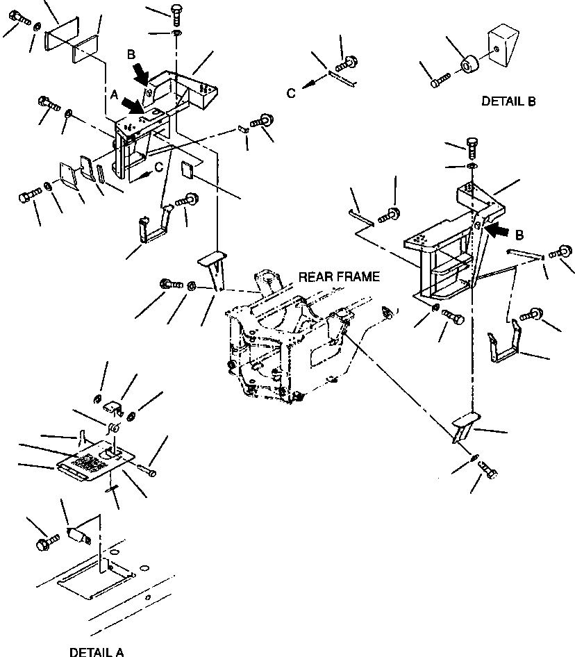 FLOOR, R.H 419-54-A2180 KOMATSU