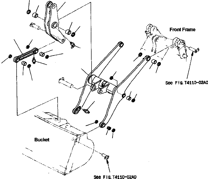 LIFT ARM ASSEMBLY 419-70-A1700 KOMATSU