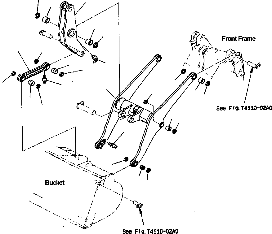LIFT ARM ASSEMBLY (HIGH LIFT) 419-85-0A210 KOMATSU