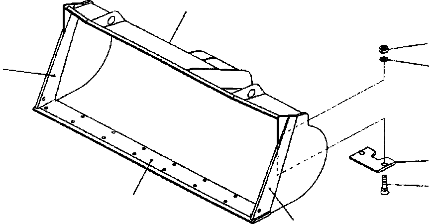 Пластина (сварная) 419-70-22430 KOMATSU
