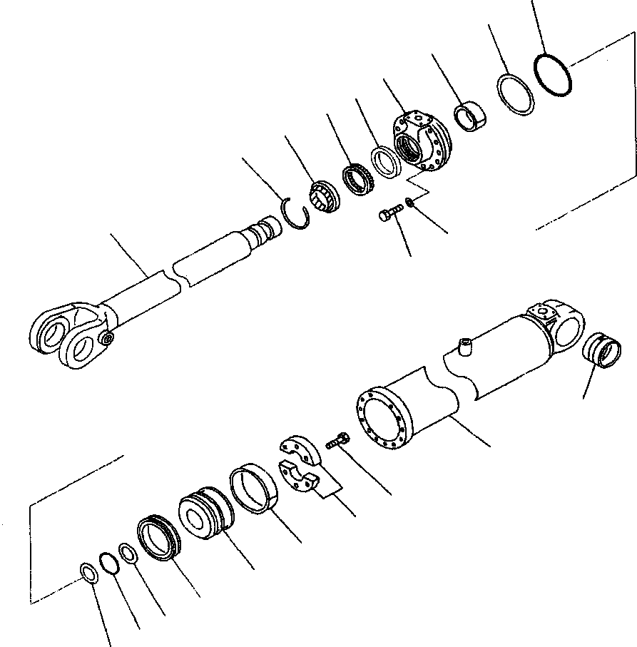 CYLINDER ASS'Y,LIFT 707-01-08562 KOMATSU