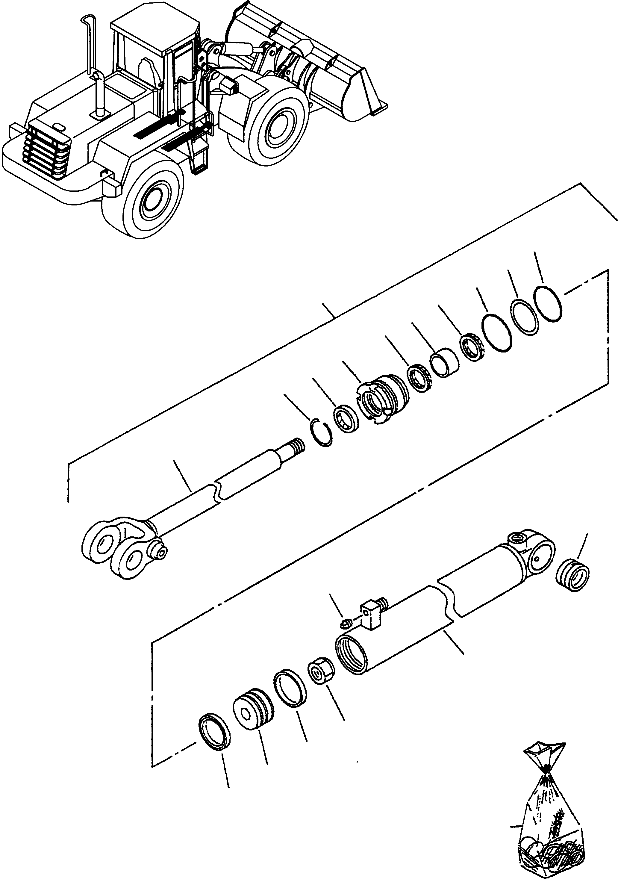 PACKING KIT 707-99-H0P25 KOMATSU