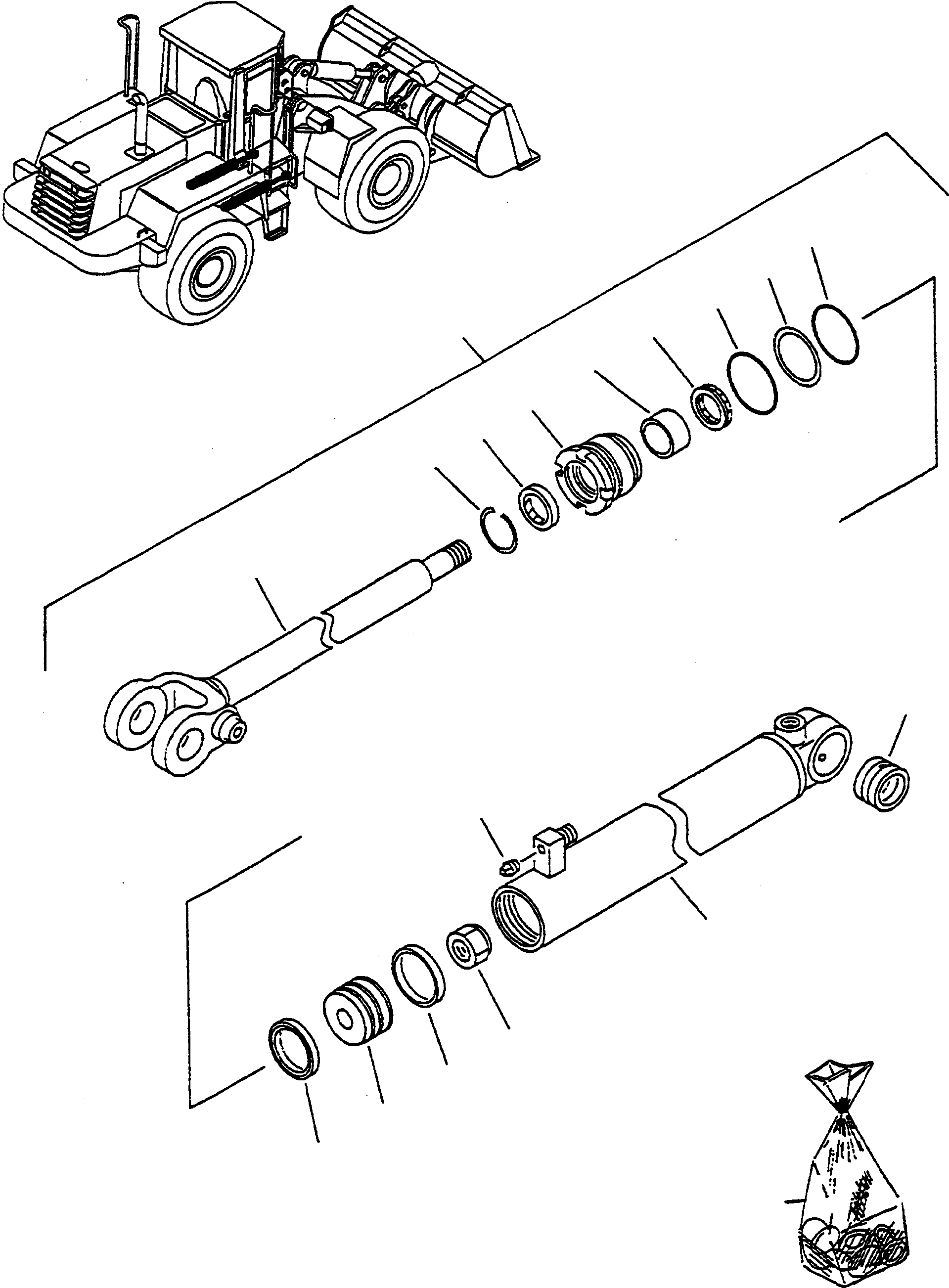 PACKING KIT 707-99-H0P22 KOMATSU