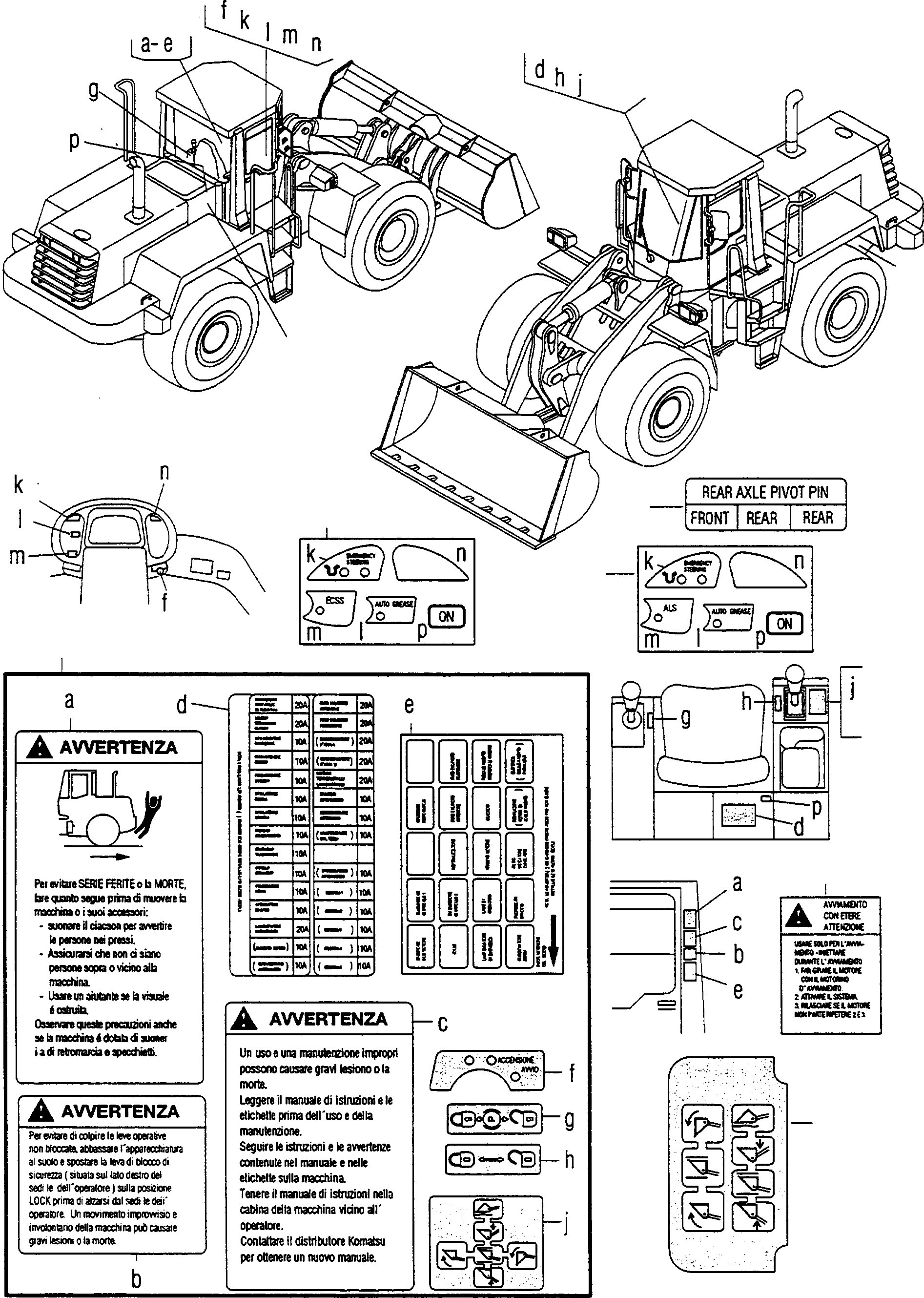 Наклейка 419-V05-2120 KOMATSU