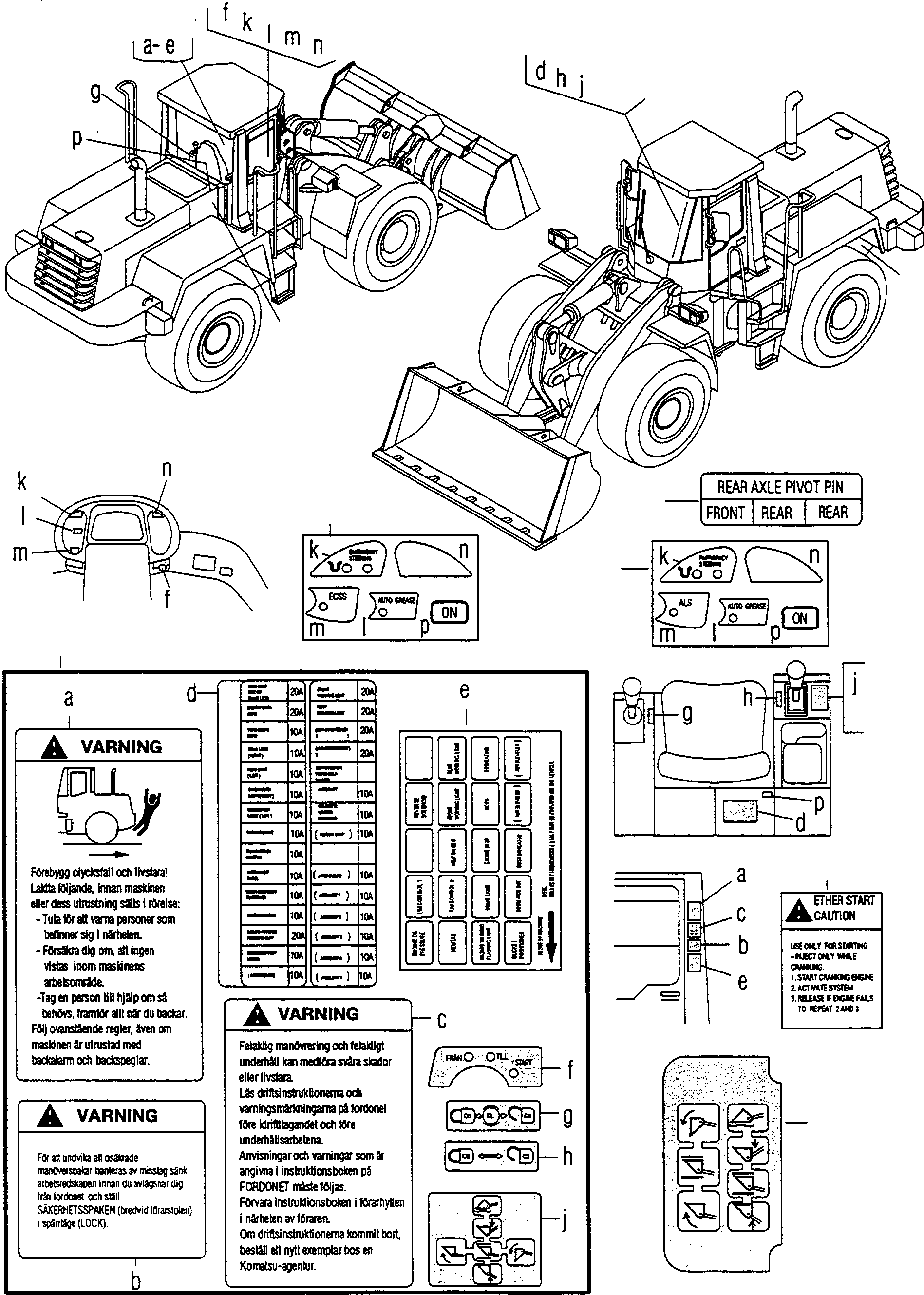 Наклейка 419-K93-H120 KOMATSU