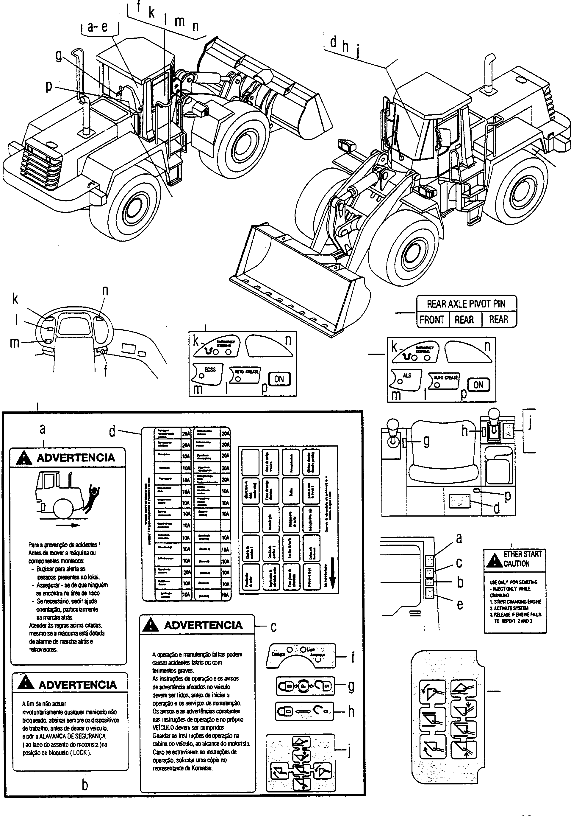 Наклейка 419-K93-H150 KOMATSU