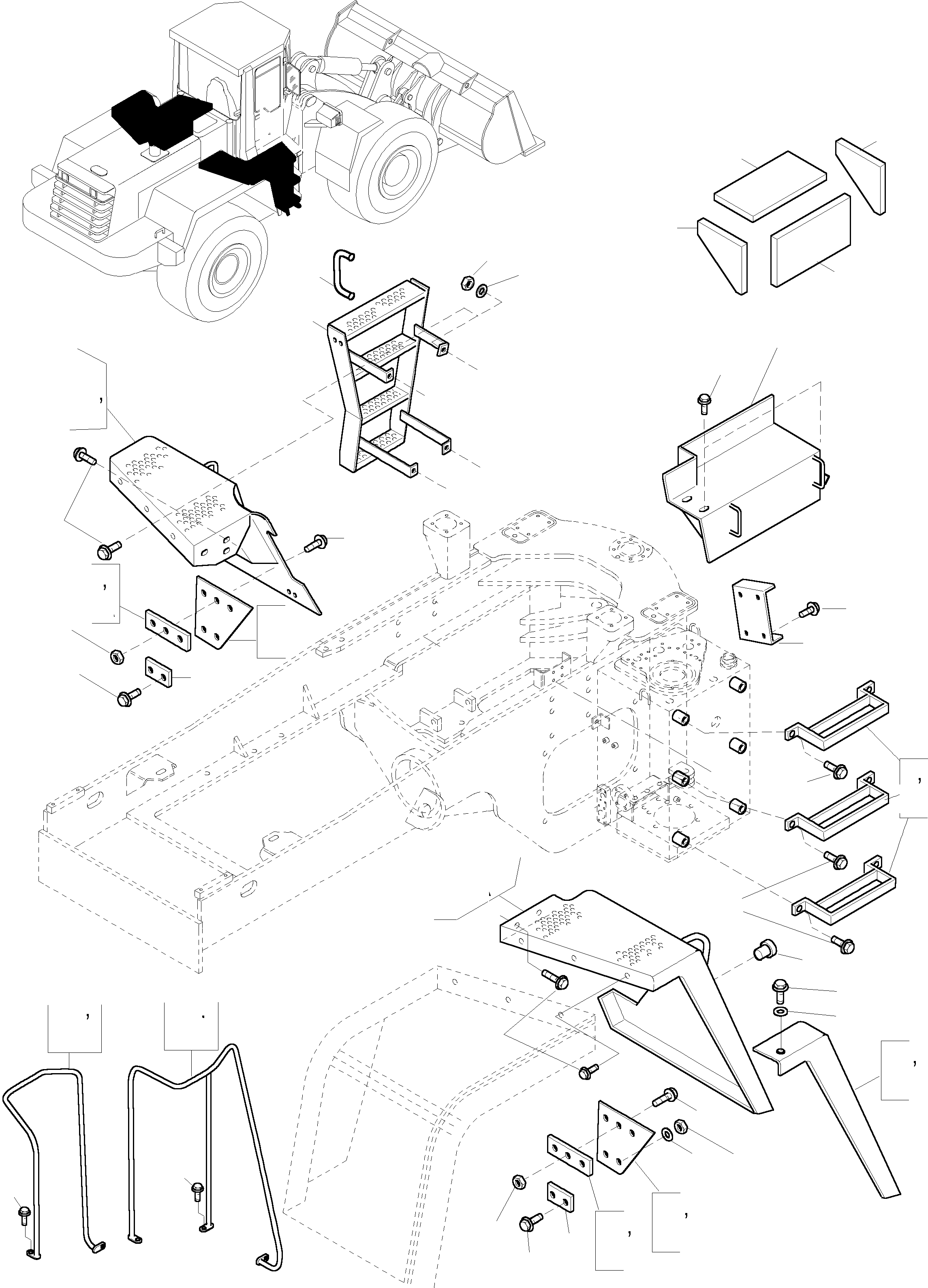 FENDER/WING 419-54-H4A80 KOMATSU