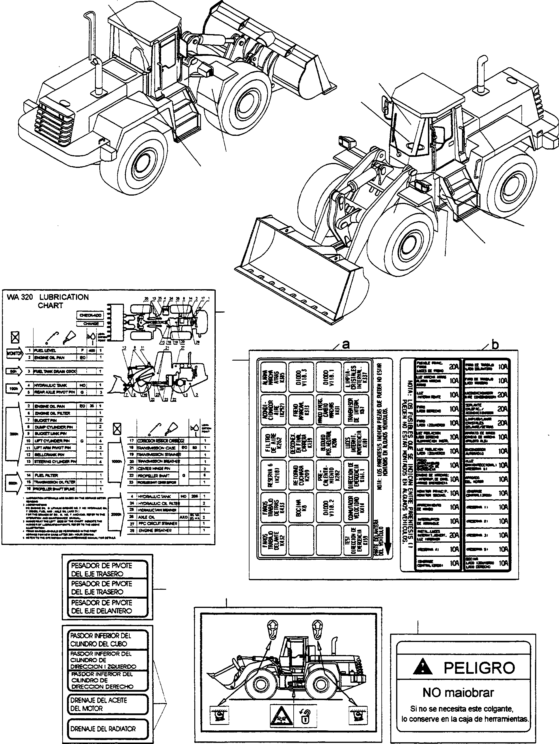 Наклейка 419-V00-H121 KOMATSU