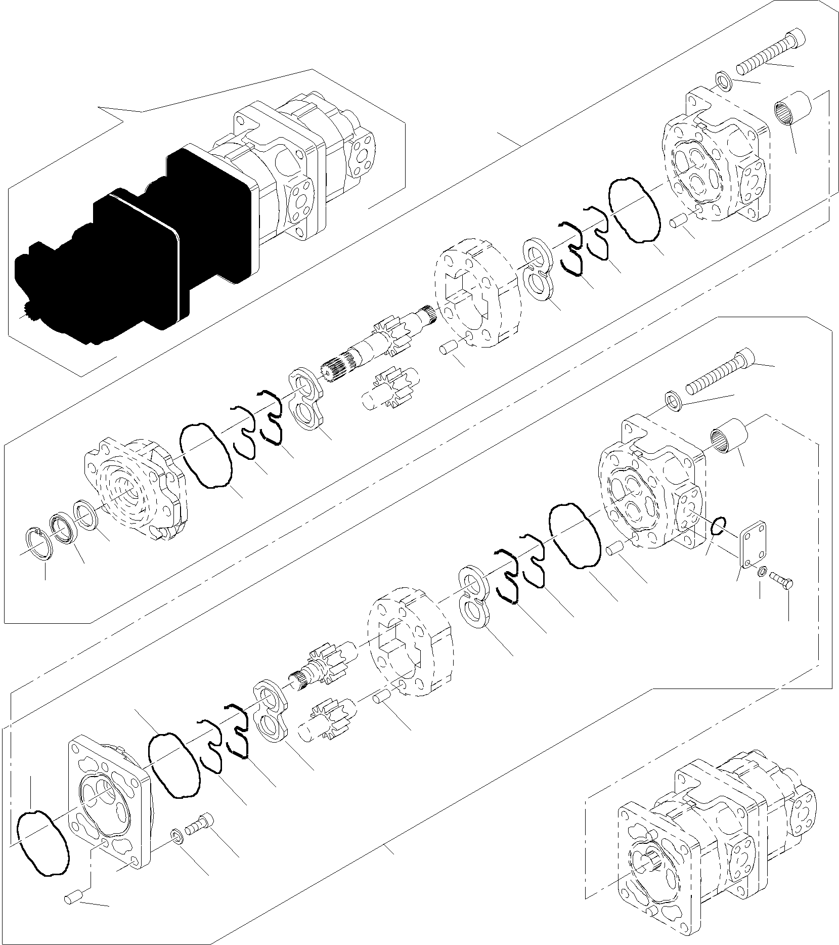 HYDRAULIC PUMP 705-55-33060 KOMATSU