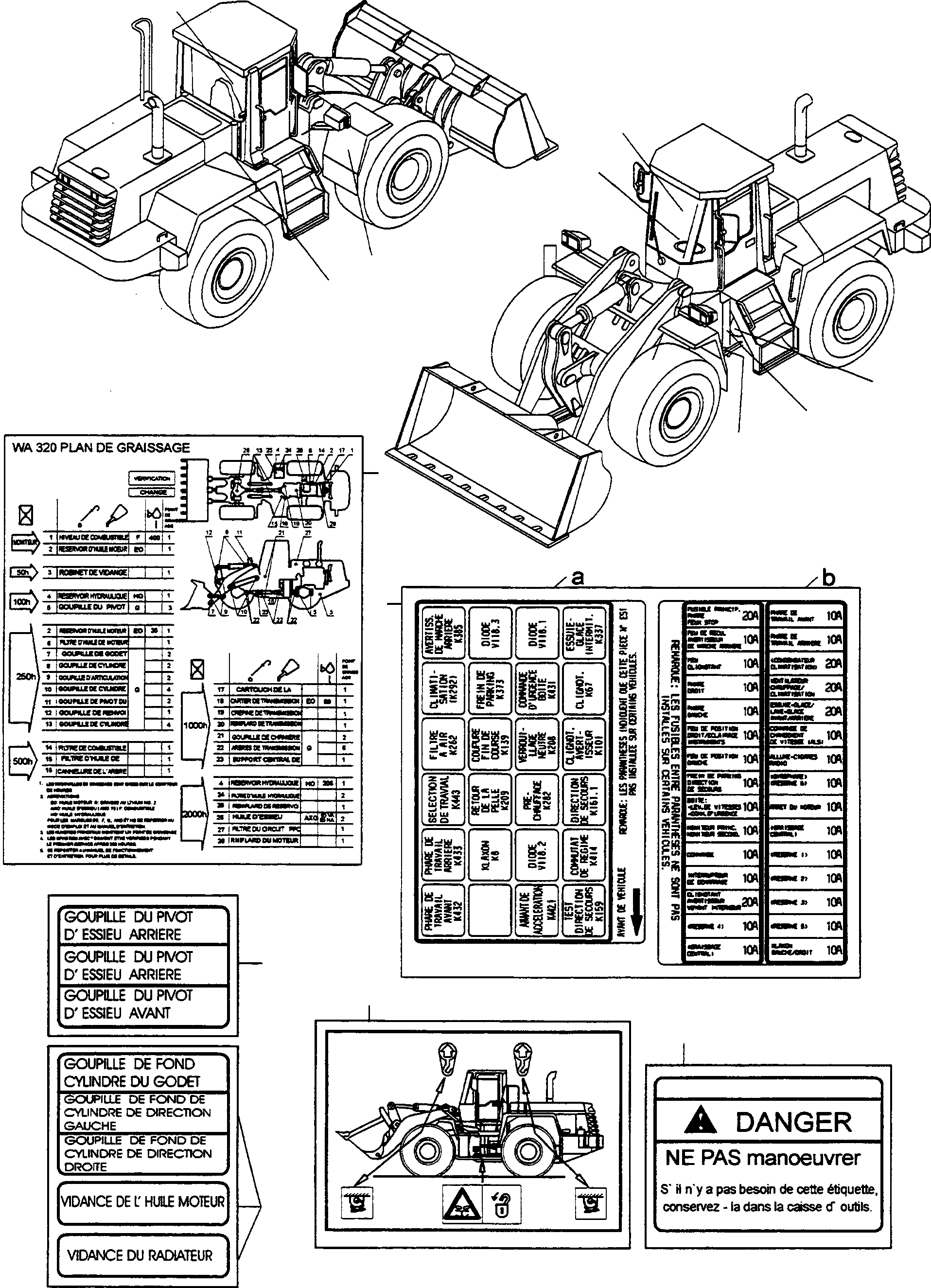 Наклейка 419-933-H122 KOMATSU