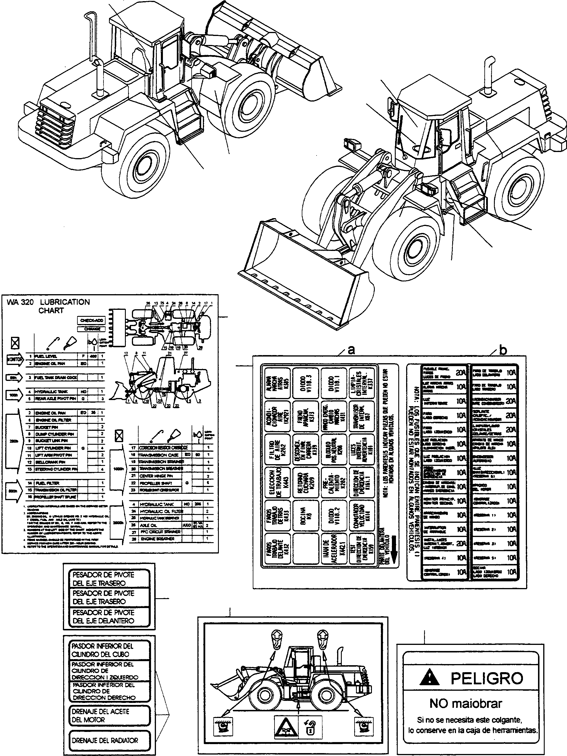 Наклейка 419-V00-H122 KOMATSU