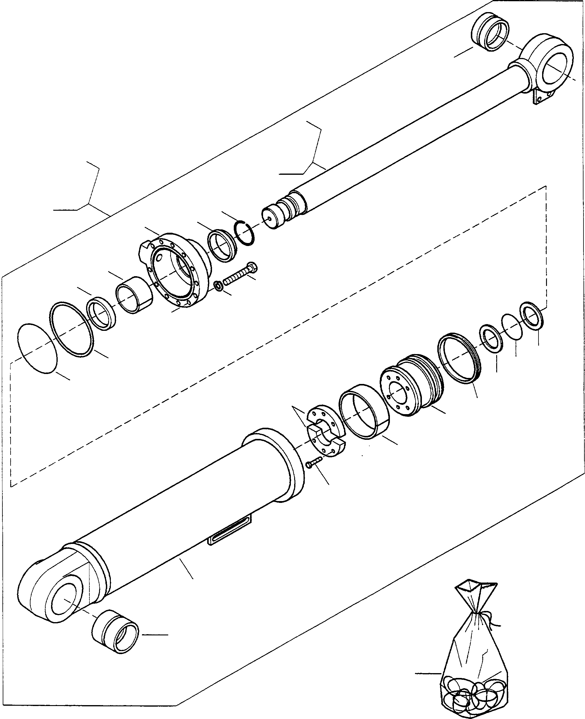 BUCKET CYLINDER 707-01-H3720 KOMATSU