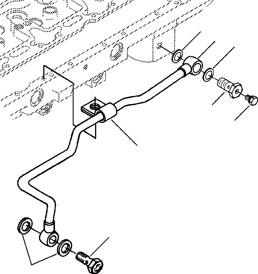 BOLT, BANJO CONNECTOR 6735-1-6530 KOMATSU