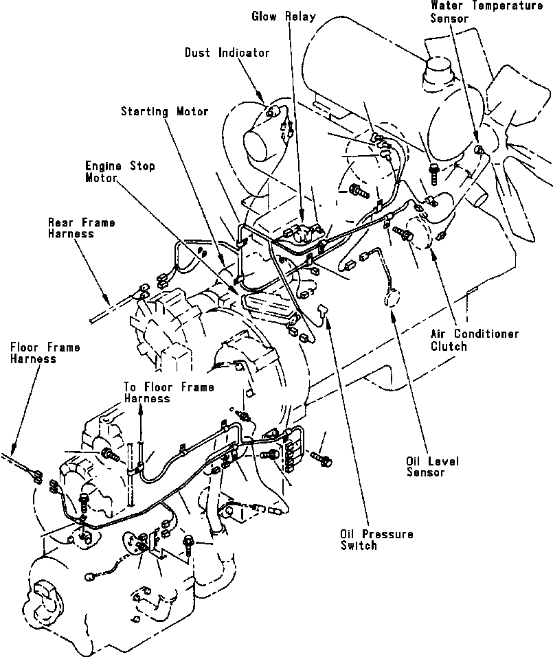 HARNESS, ENGINE 419-06-A1330 KOMATSU