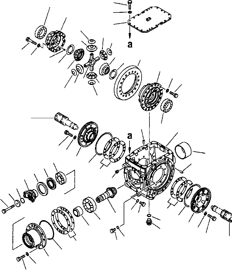 DIFFERENTIAL, REAR 423-23-21001 KOMATSU
