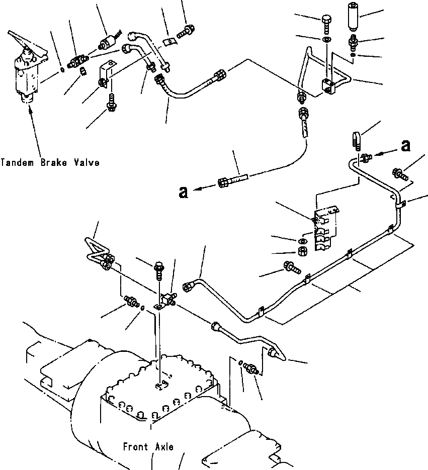 Трубка 423-43-27210 KOMATSU