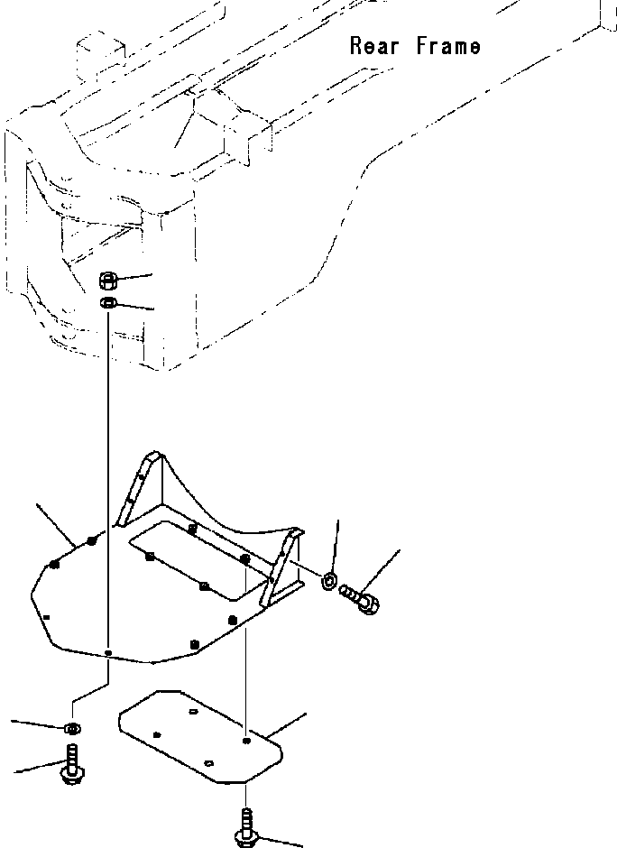 Ограждение 423-971-2110 KOMATSU