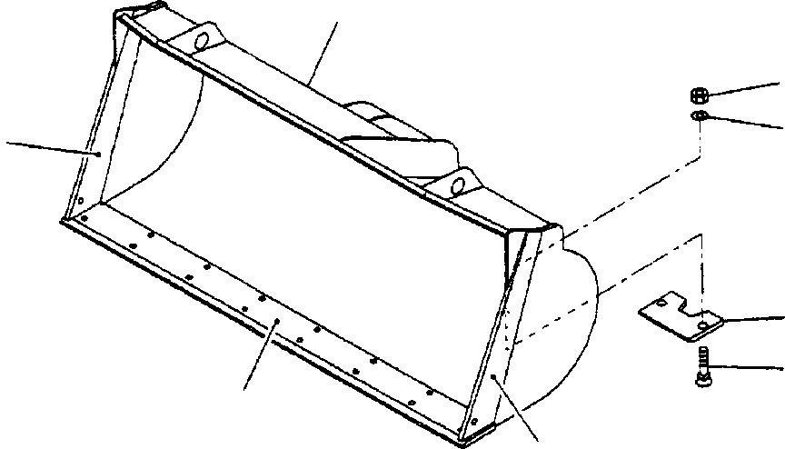 BUCKET ASSEMBLY 423-70-22200 KOMATSU