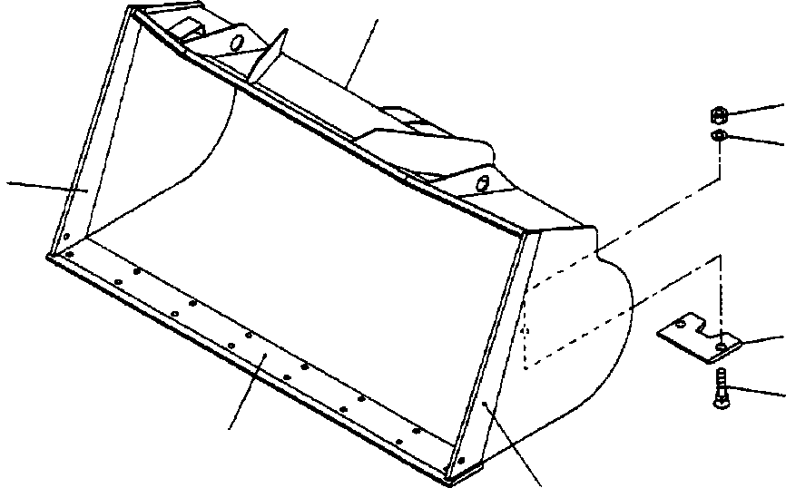 Ковш 423-829-2210 KOMATSU