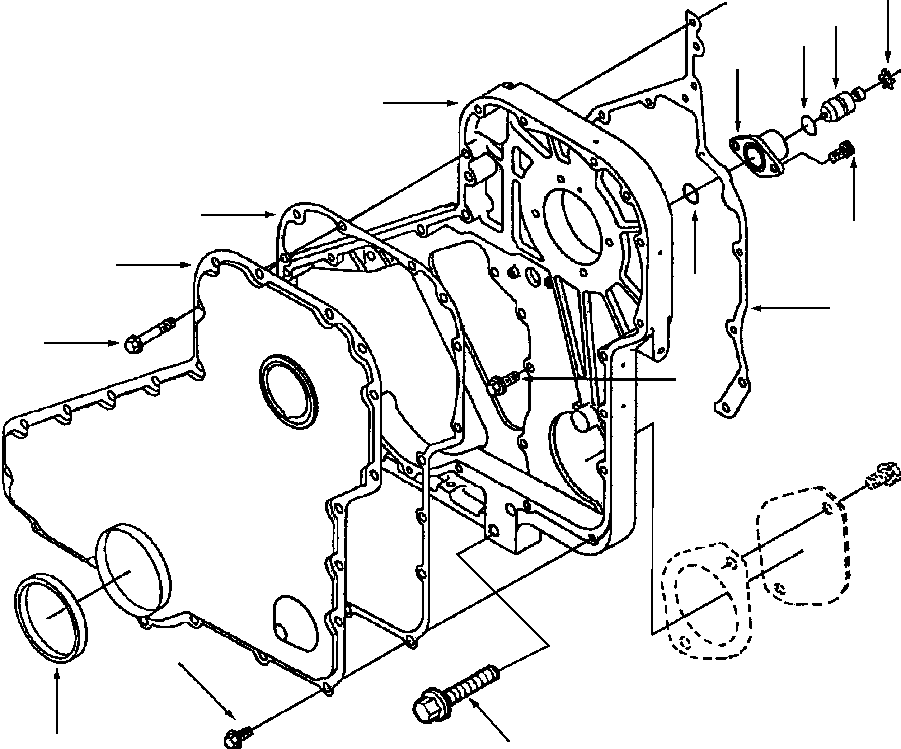 COVER, GEAR 1294 935 H91 KOMATSU