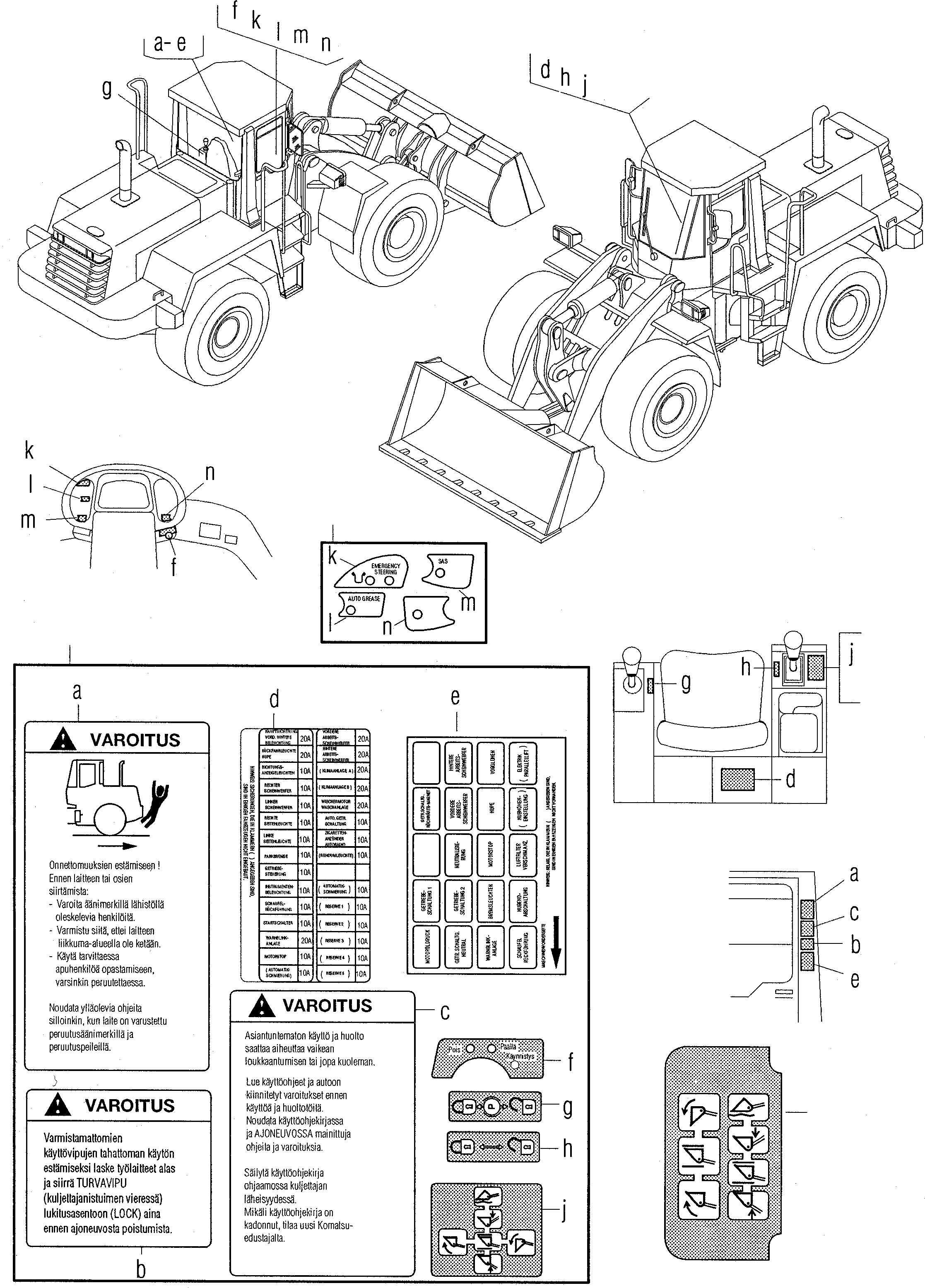 Наклейка 421-K93-H230 KOMATSU