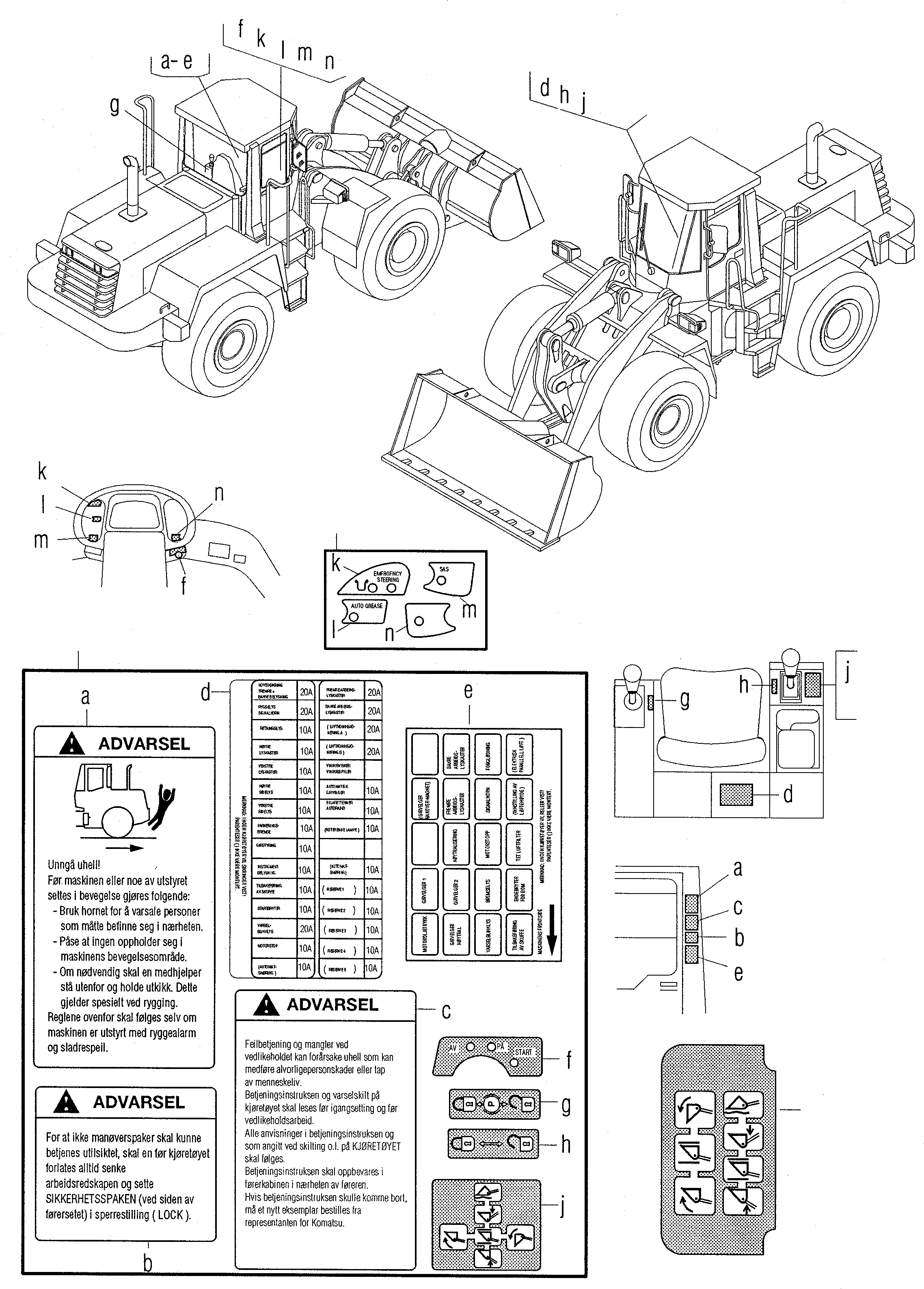 Наклейка 421-K93-H110 KOMATSU