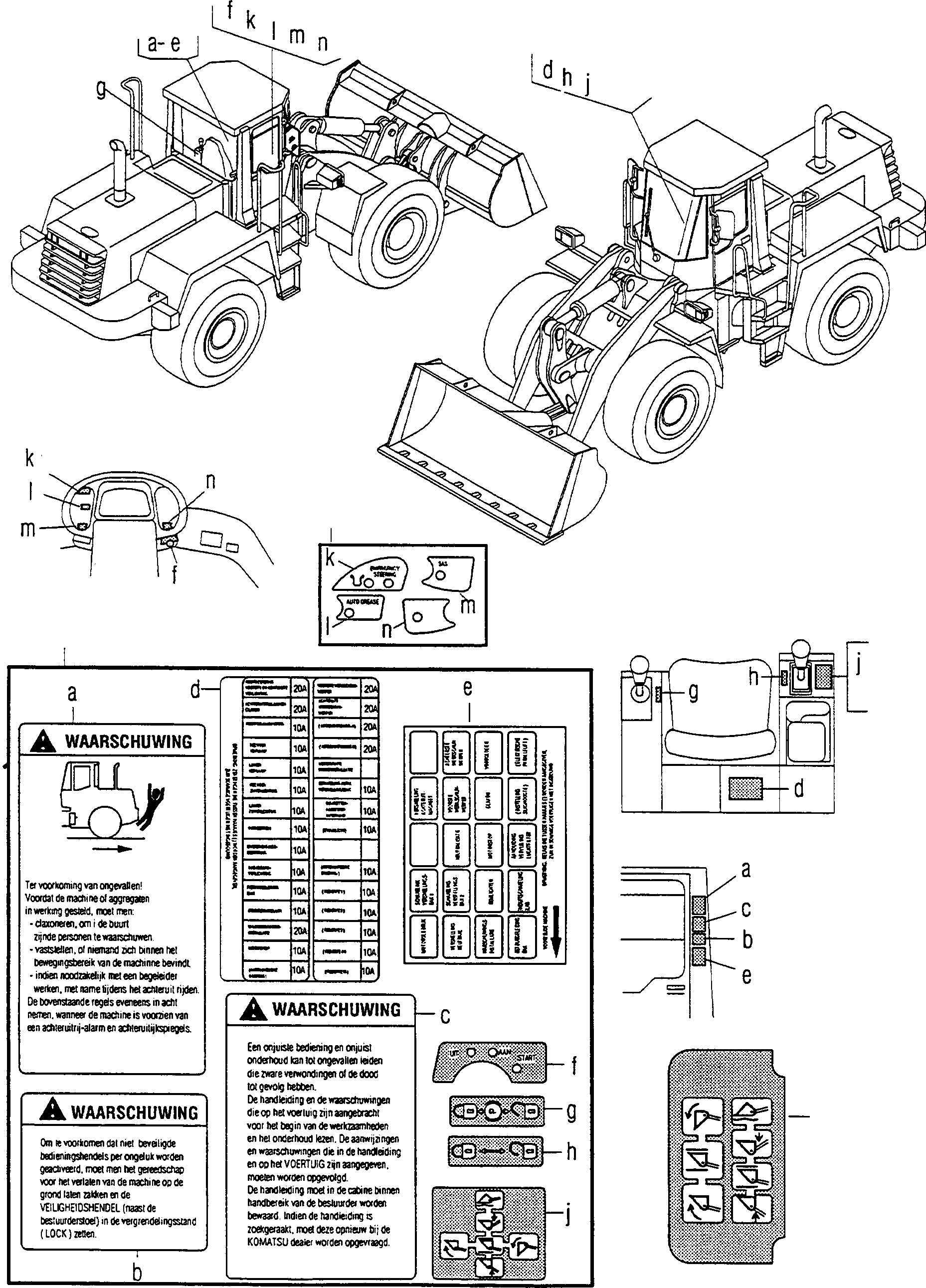 Наклейка 421-K93-H470 KOMATSU