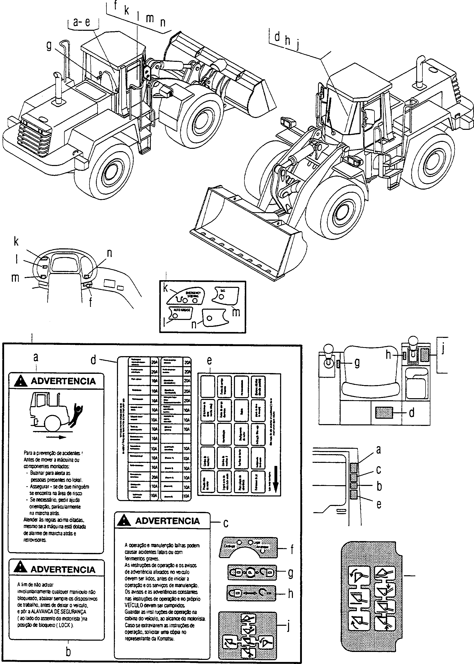 Наклейка 421-K93-H350 KOMATSU