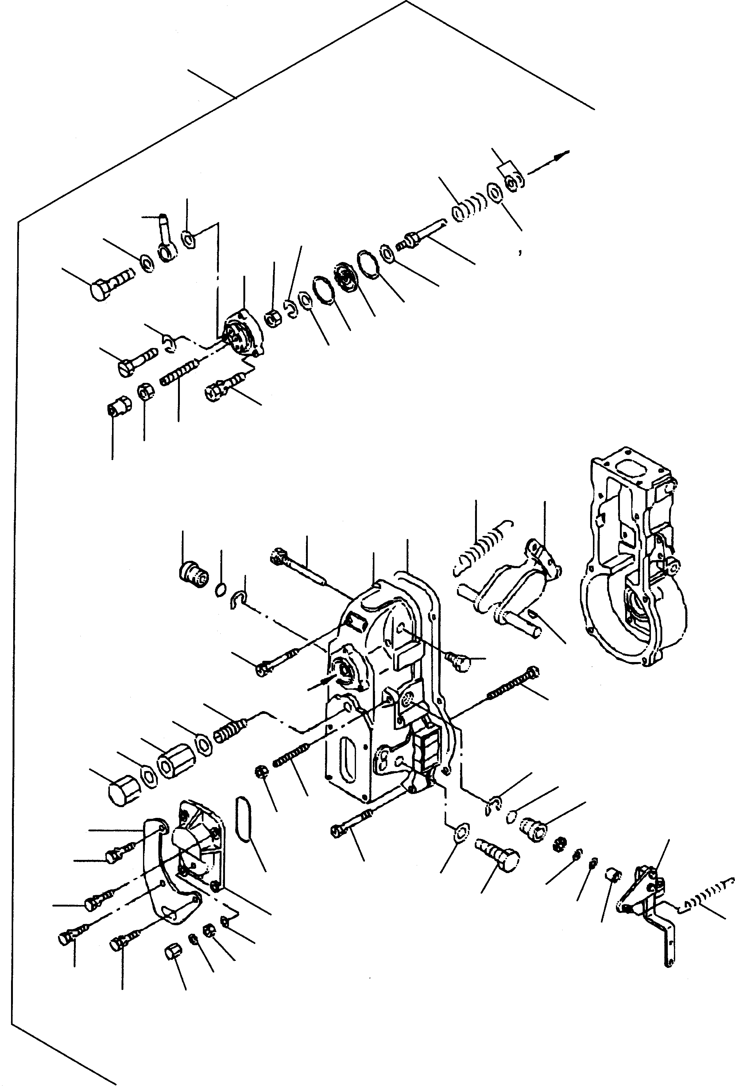 Крышка DK154022-5420 KOMATSU