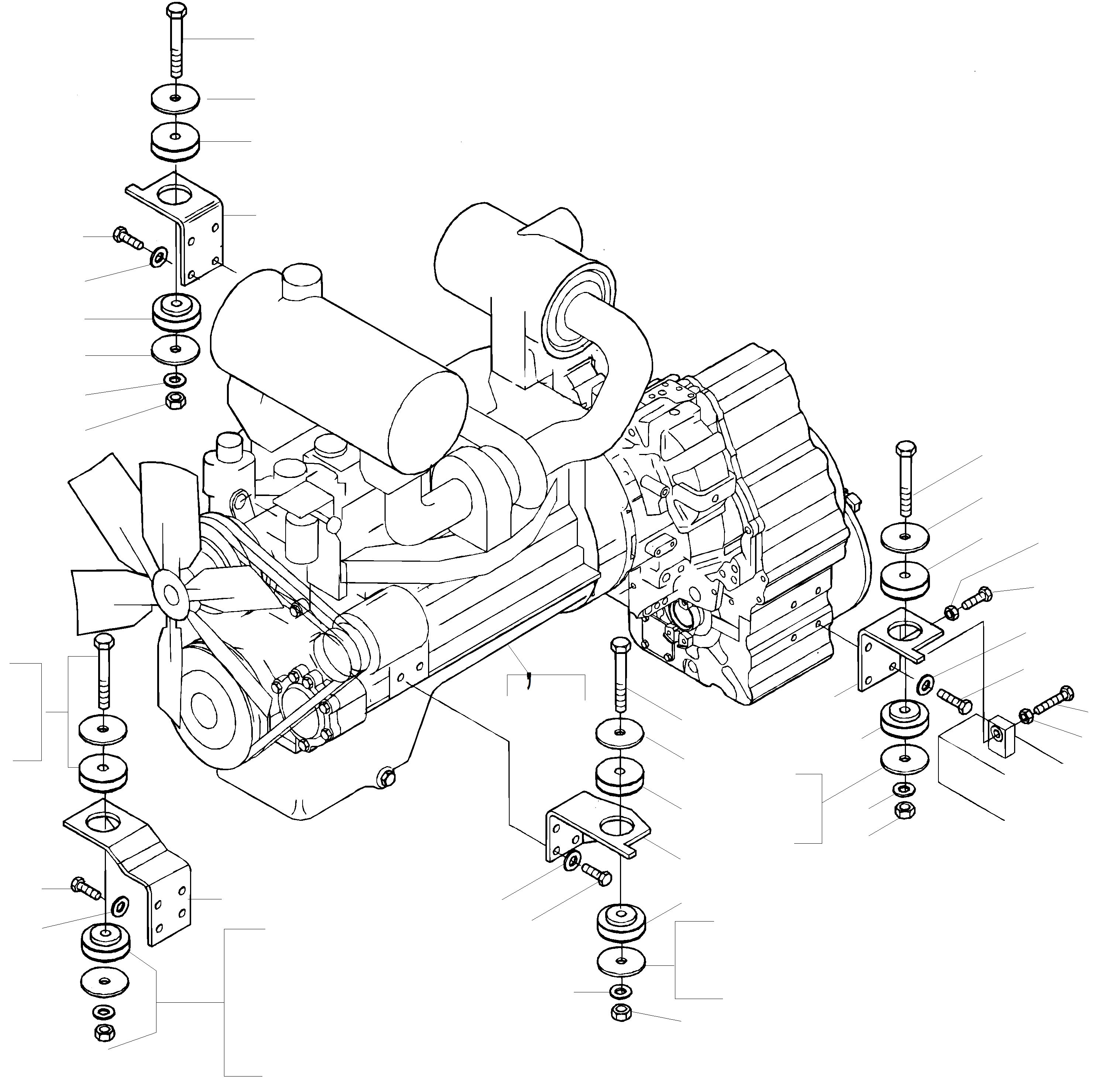 Кронштейн правый 423-01-21170 KOMATSU