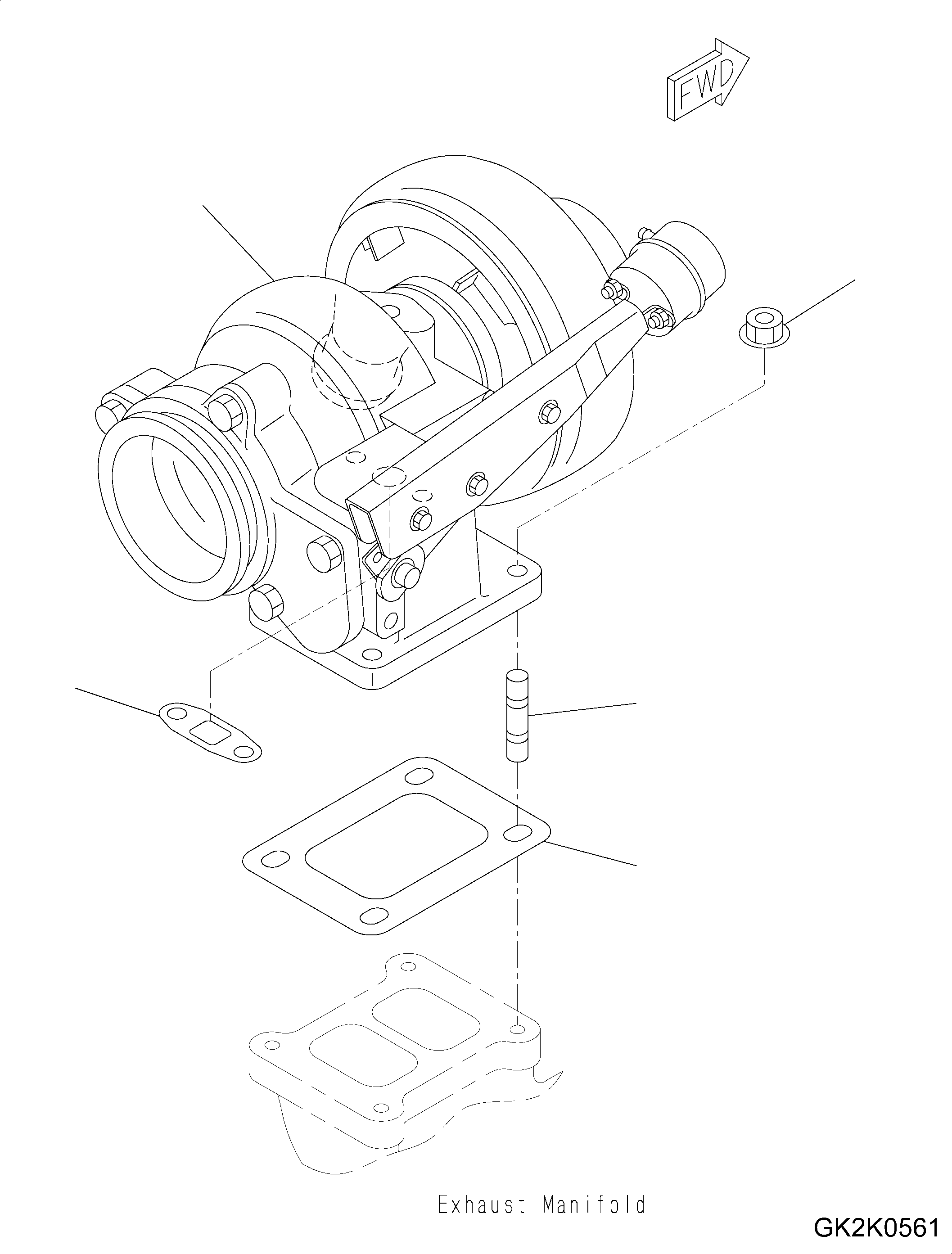 TURBOCHARGER 6743-81-8122 KOMATSU