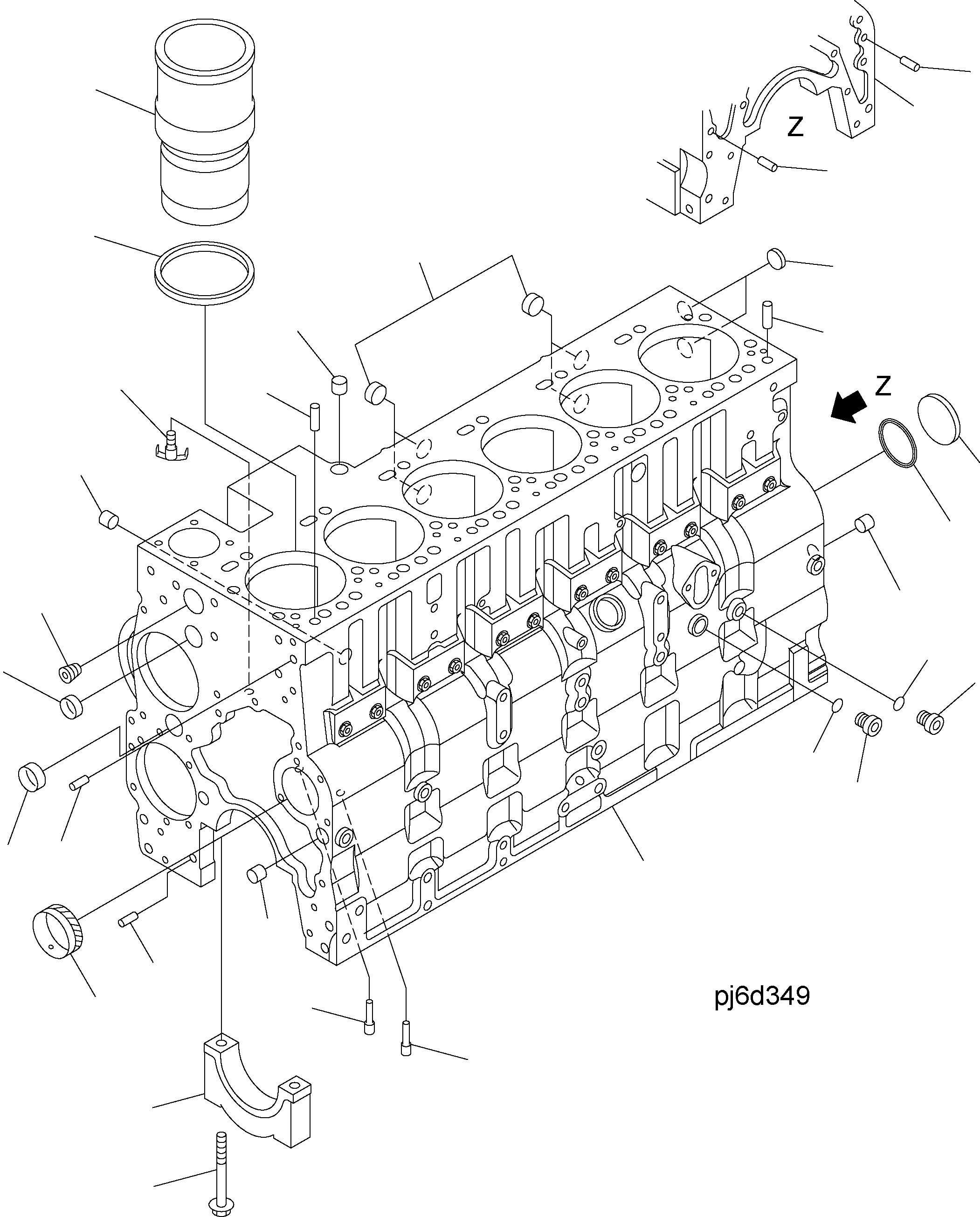 Блок \0\6741-21-1122 KOMATSU