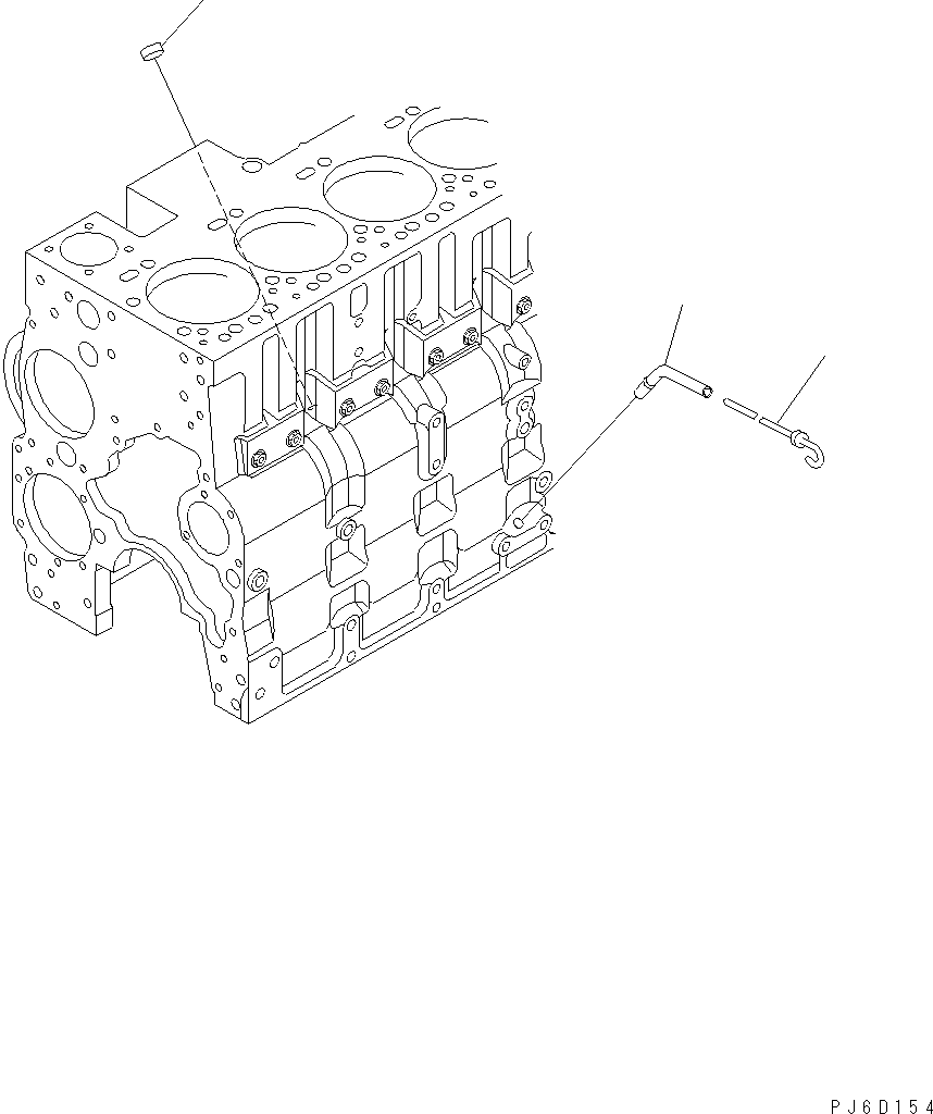 TUBE,OIL GAUGE 6743-21-5520 KOMATSU
