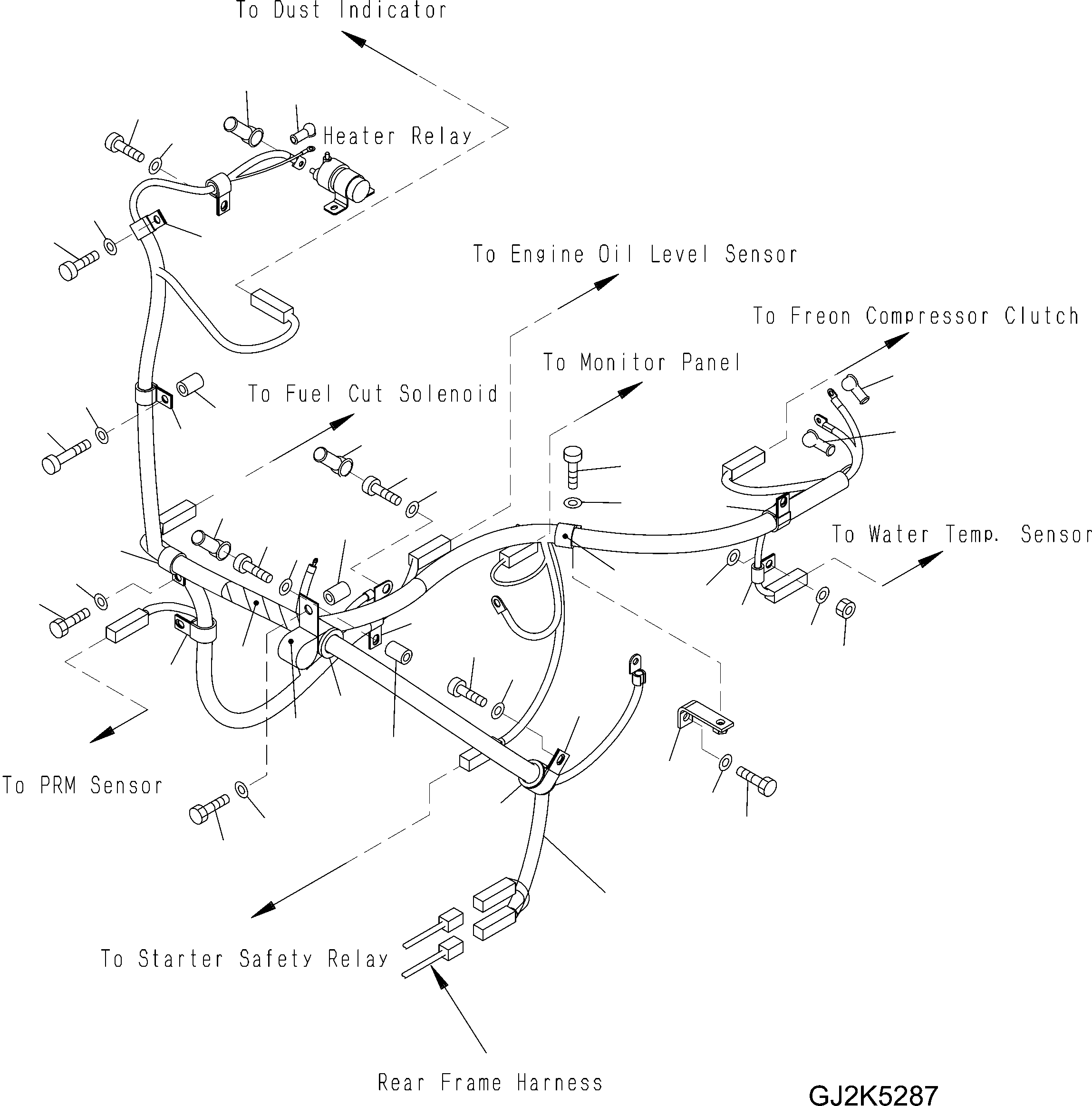 Жгут проводов \0\423-06-32171 KOMATSU