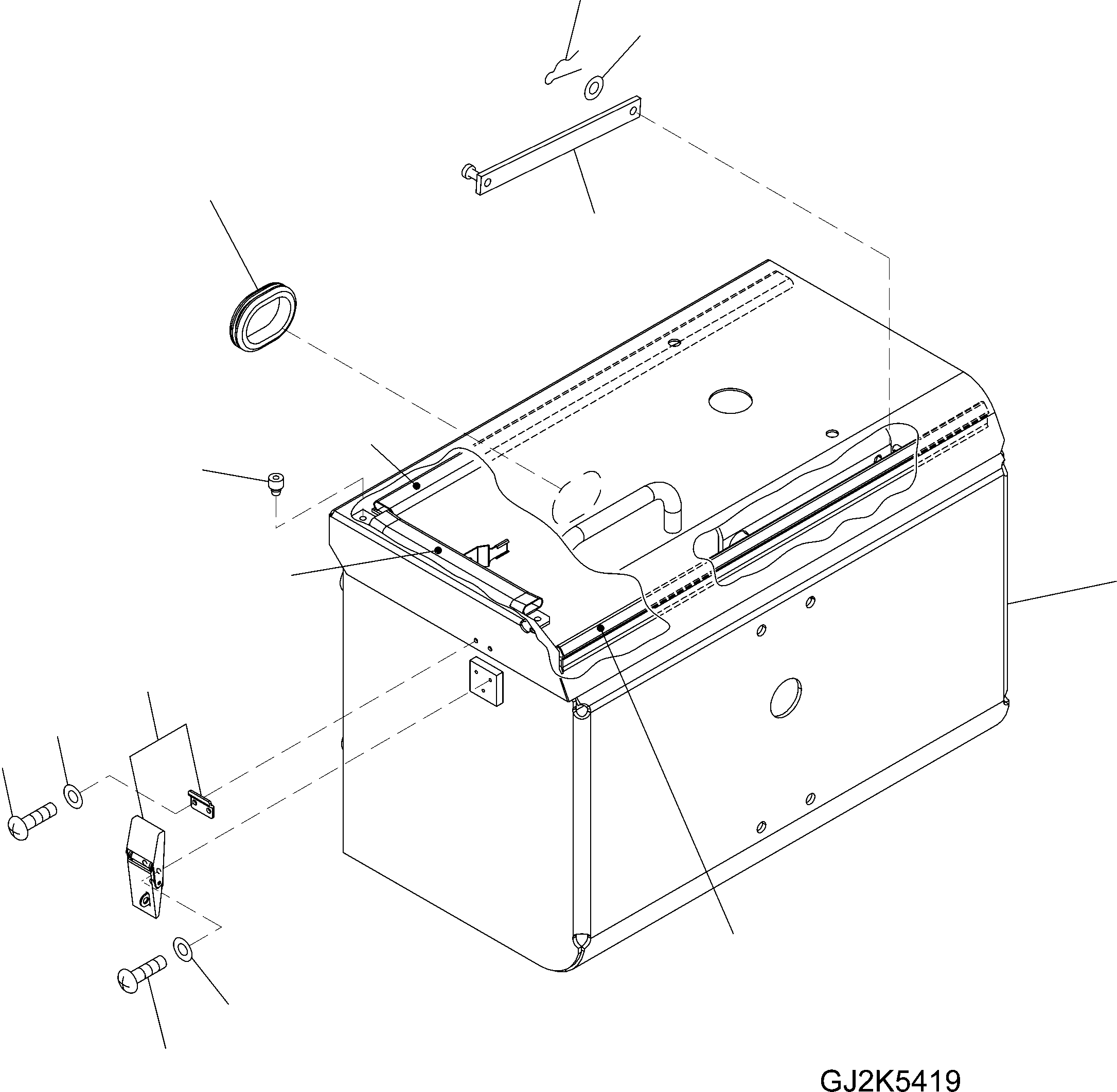 BATTERY BOX 423-06-H2402 KOMATSU