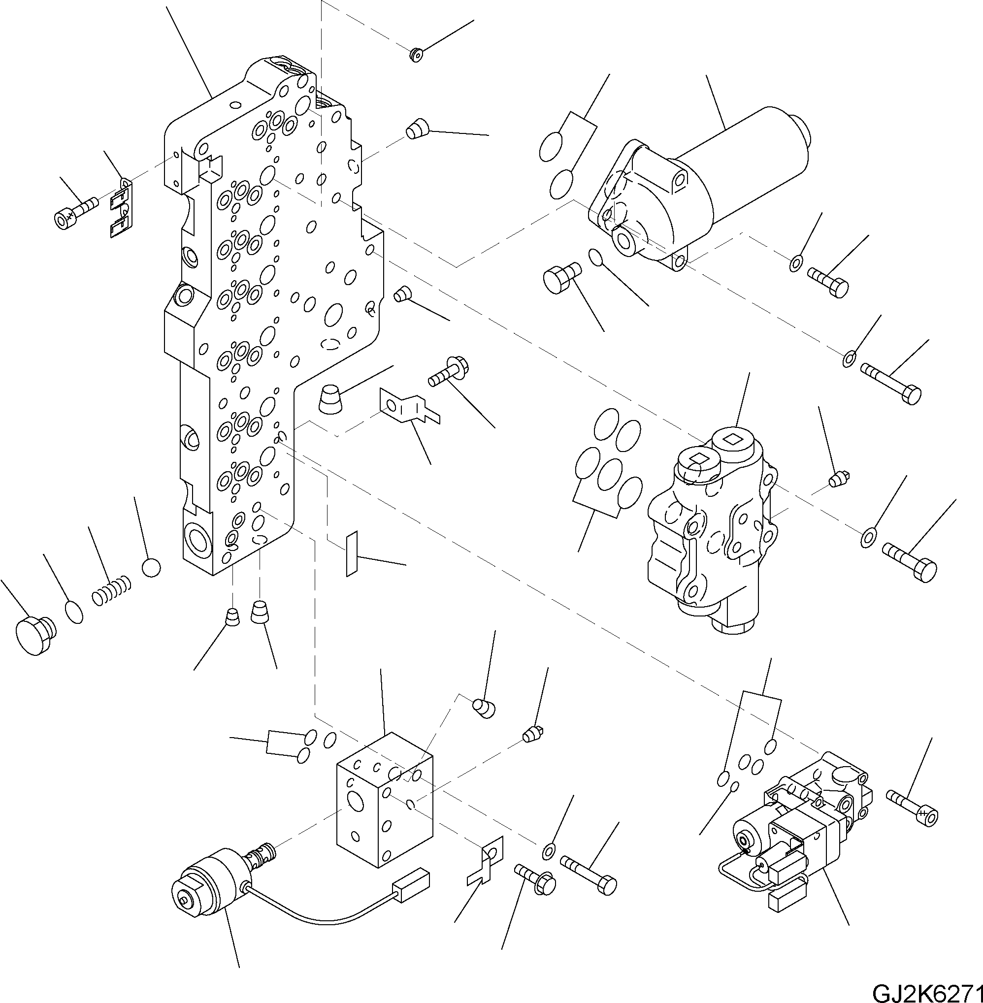 VALVE ASS'Y,(WITH LOCK-UP) 714-12-25012 KOMATSU