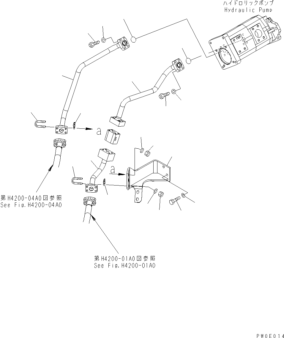 Трубка 423-62-33660 KOMATSU