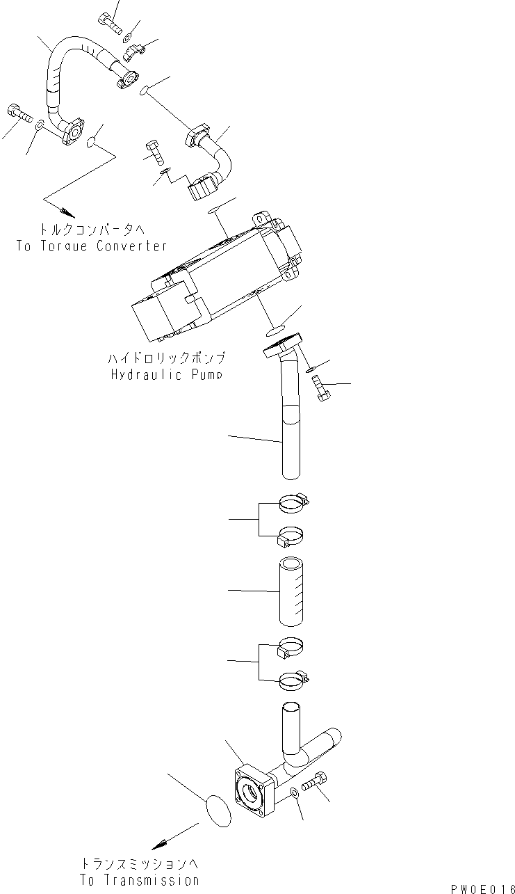 Трубка 423-16-31141 KOMATSU