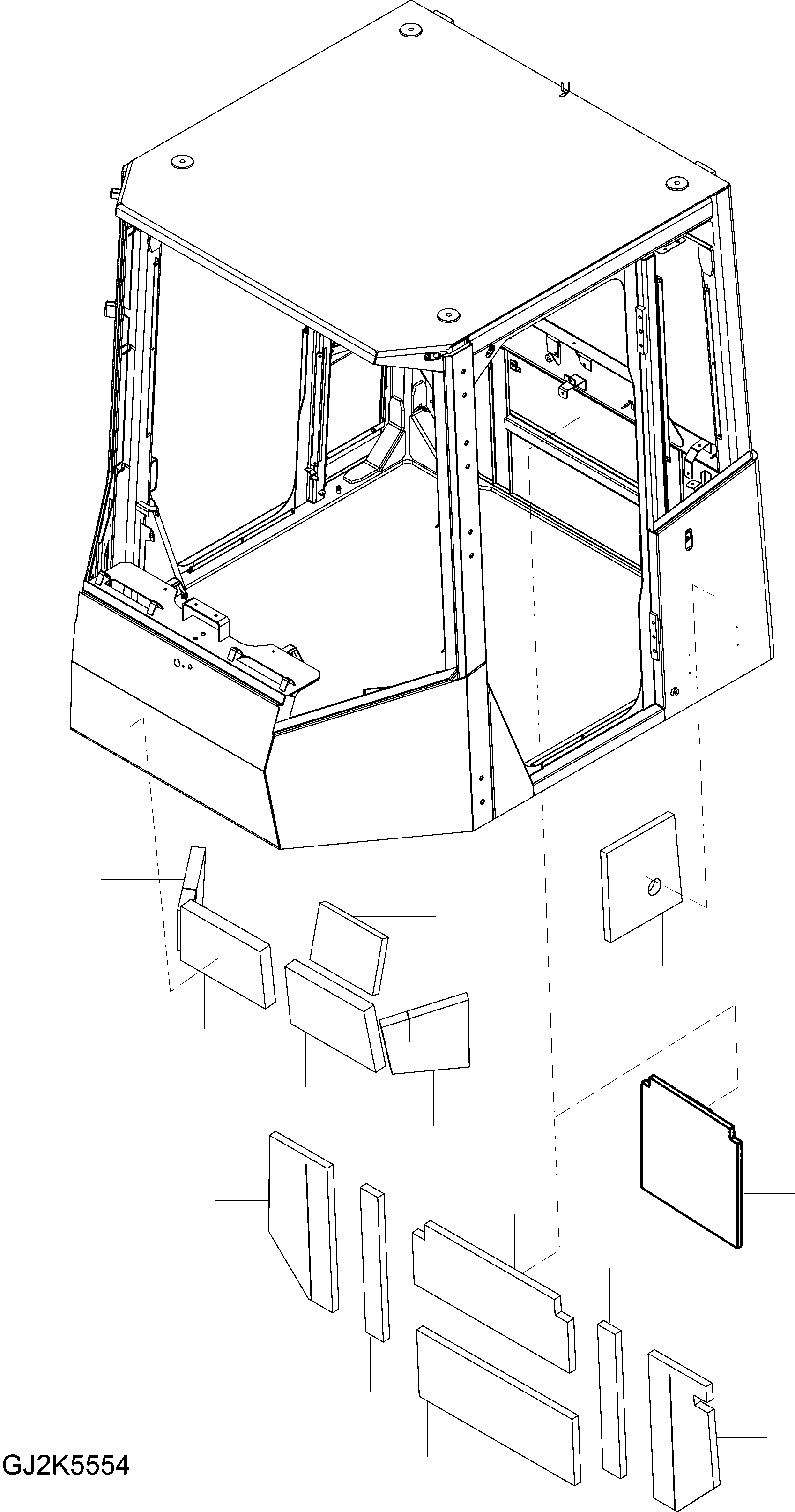 SHEET,L.H. 421-926-3652 KOMATSU